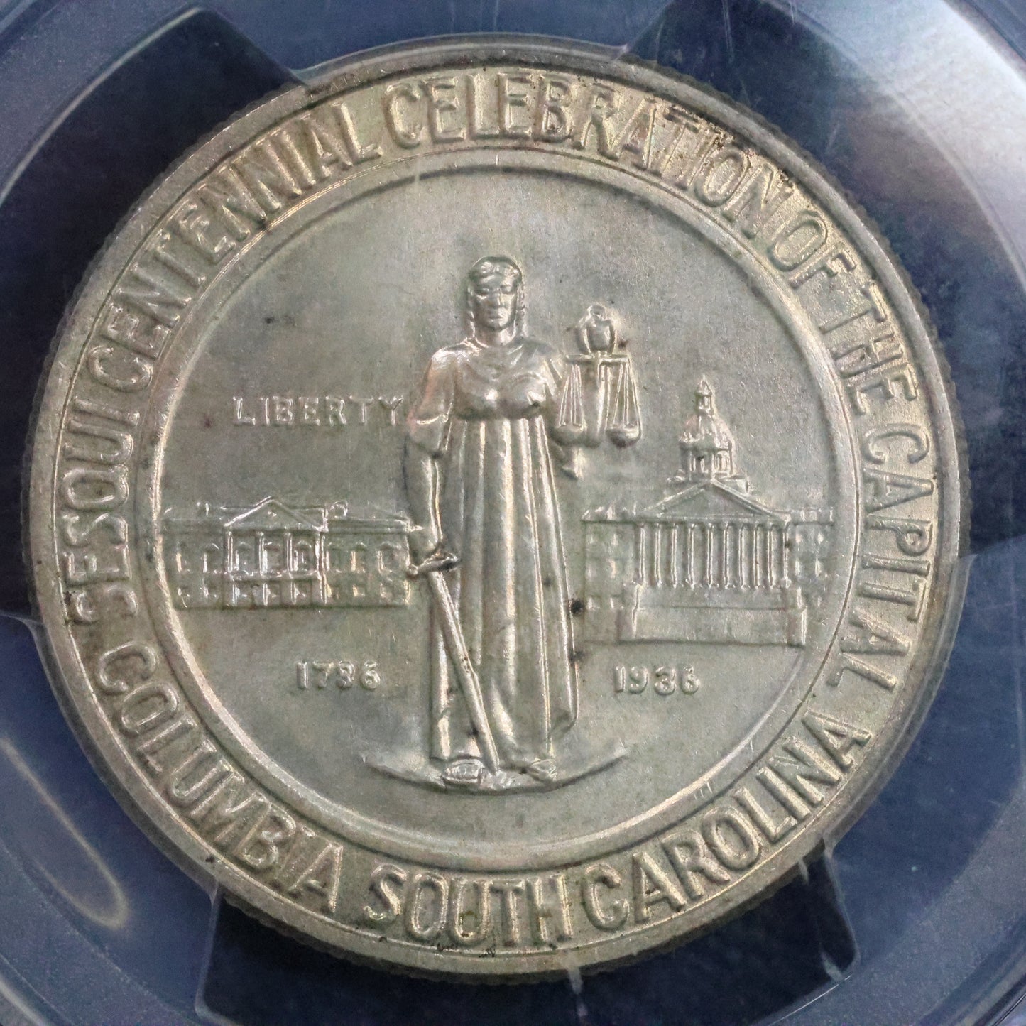 1936 Columbia Sesquicentennial Half Dollar 50c Commemorative - PCGS MS 65