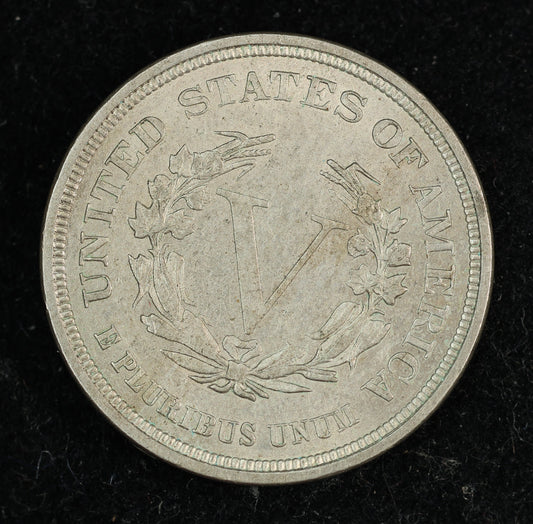 1883 V Nickel Without CENTS Five Cent Coin 5c Liberty