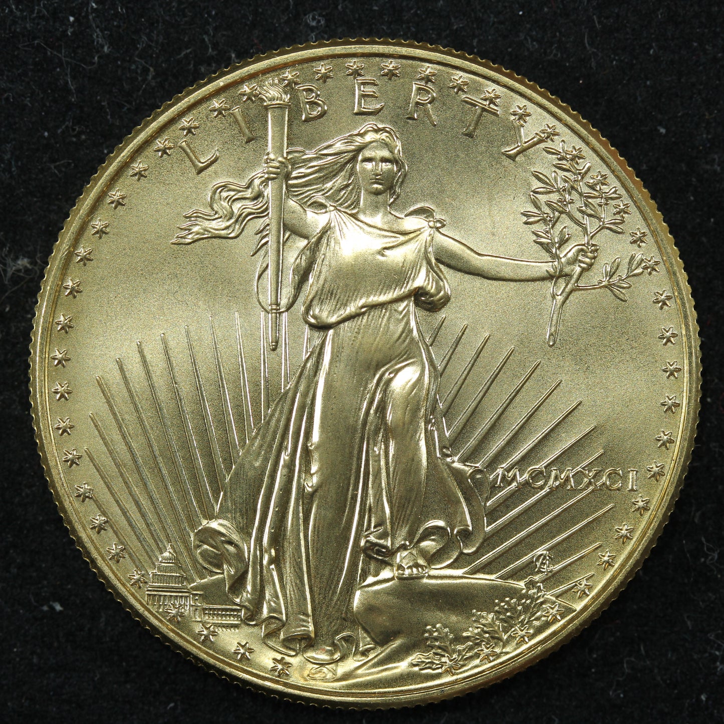1991 $50 Gold American Eagle - BU Great Condition