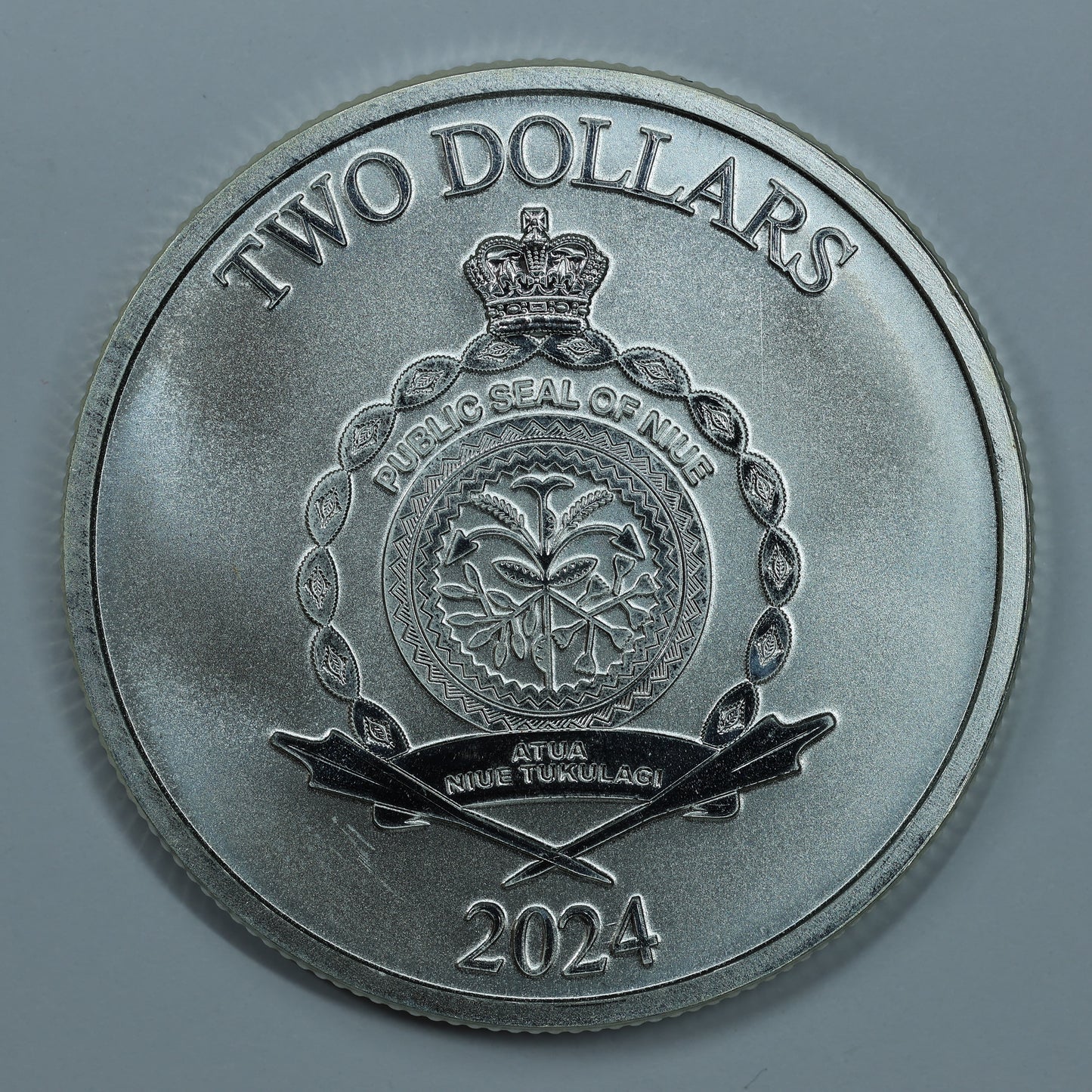 2024 Niue 1 oz Silver $2 Roaring Lion Truth Series Coin