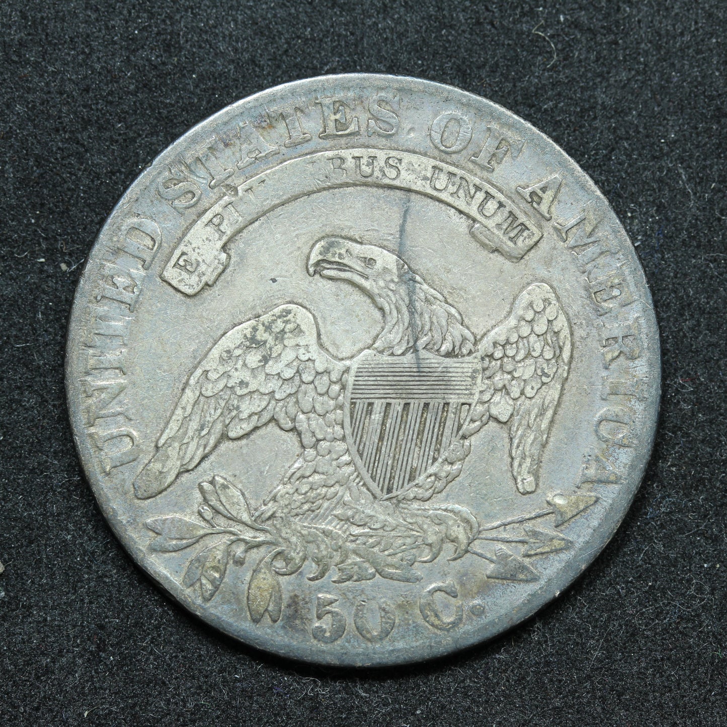 1831 Capped Bust Silver Half Dollar 50c Exact Coin Pictured