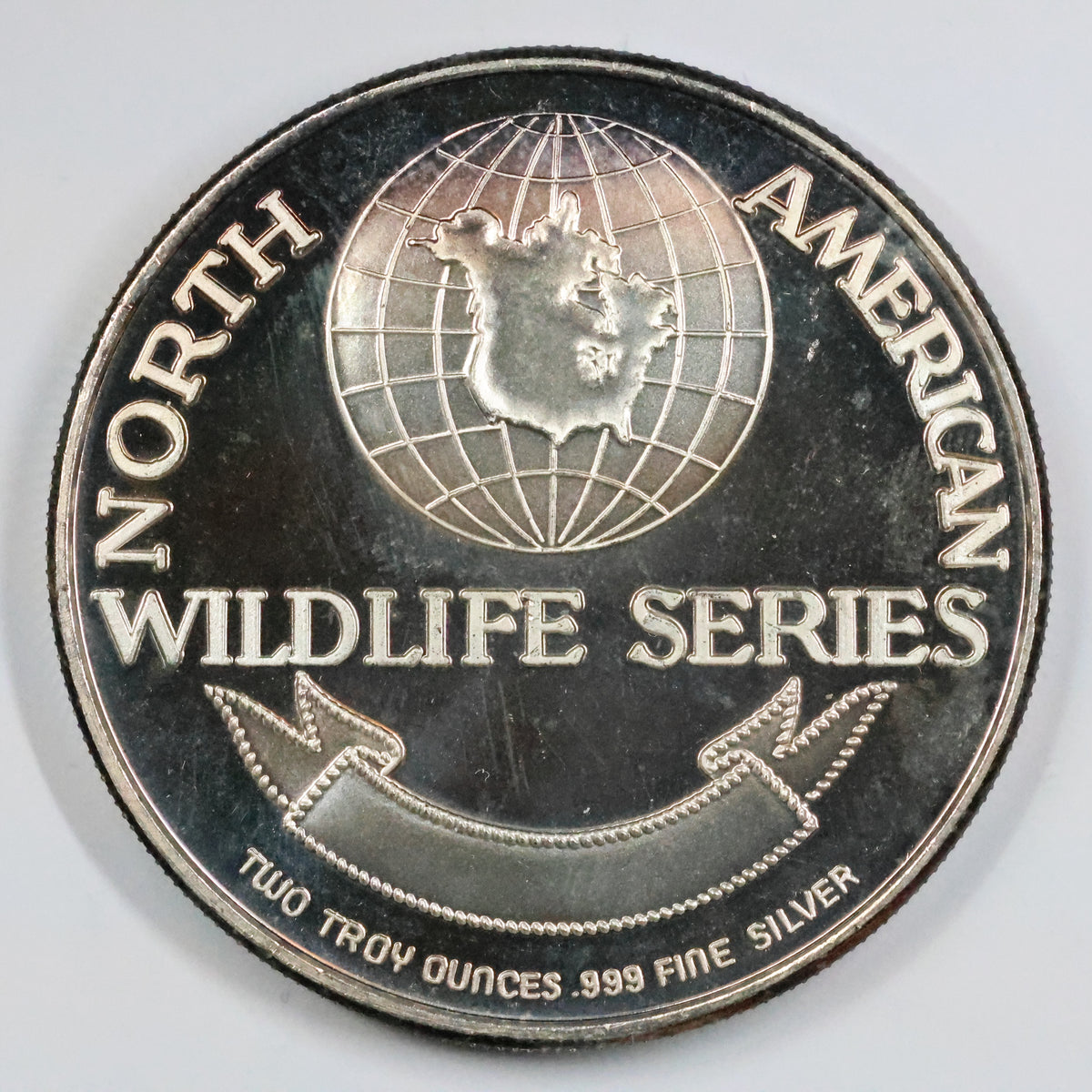 2 oz .999 Fine Silver Round - North American Wildlife Series Dall's Sheep