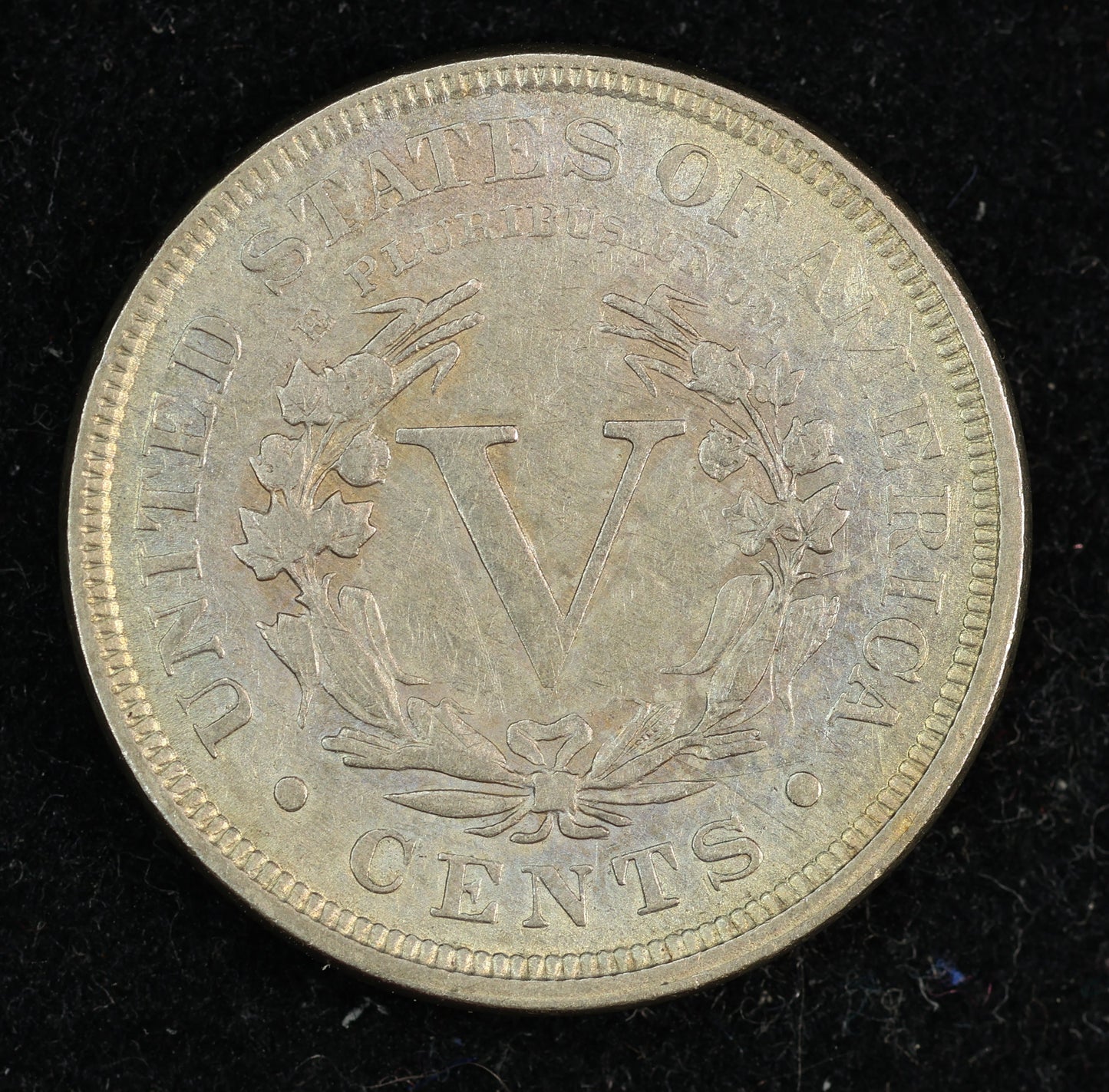 1890 5c Liberty V Nickel Five Cent Coin
