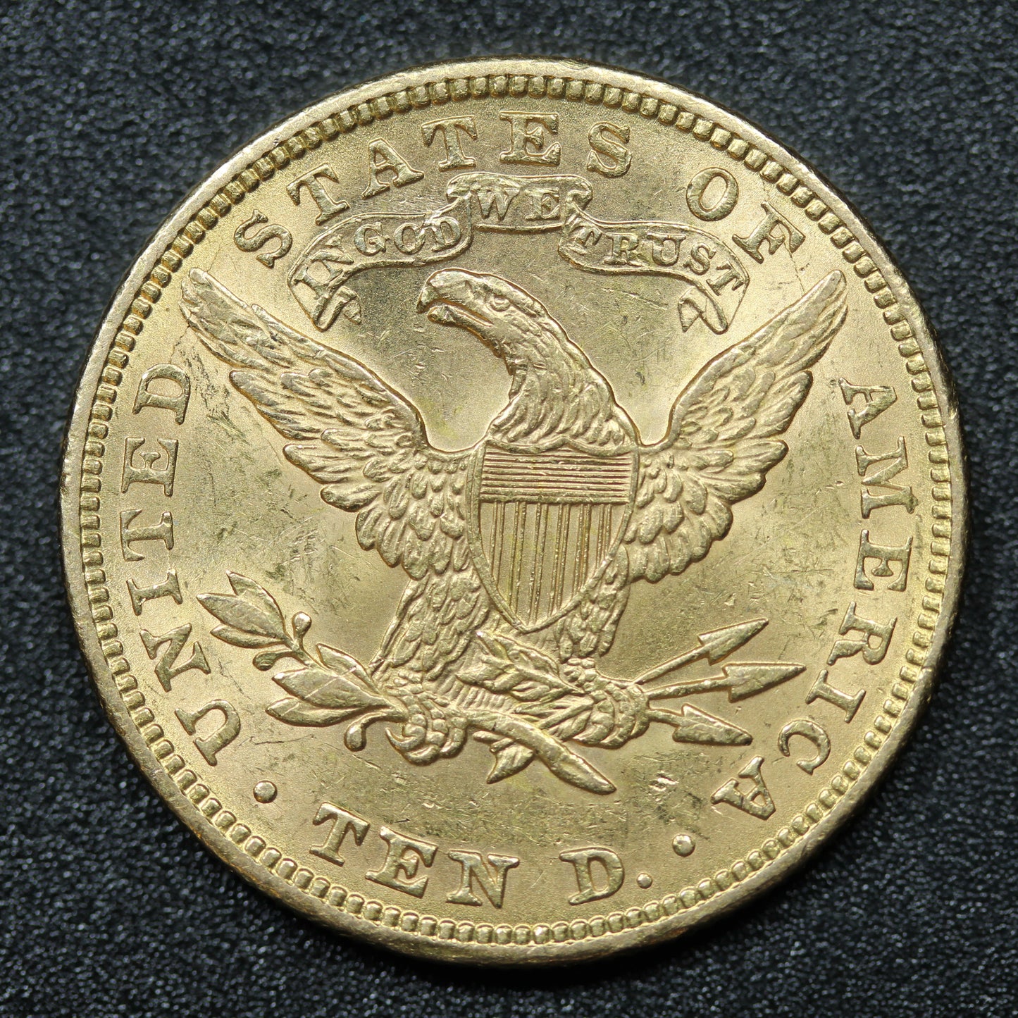 1894 $10 Liberty Head US Gold Eagle Coin