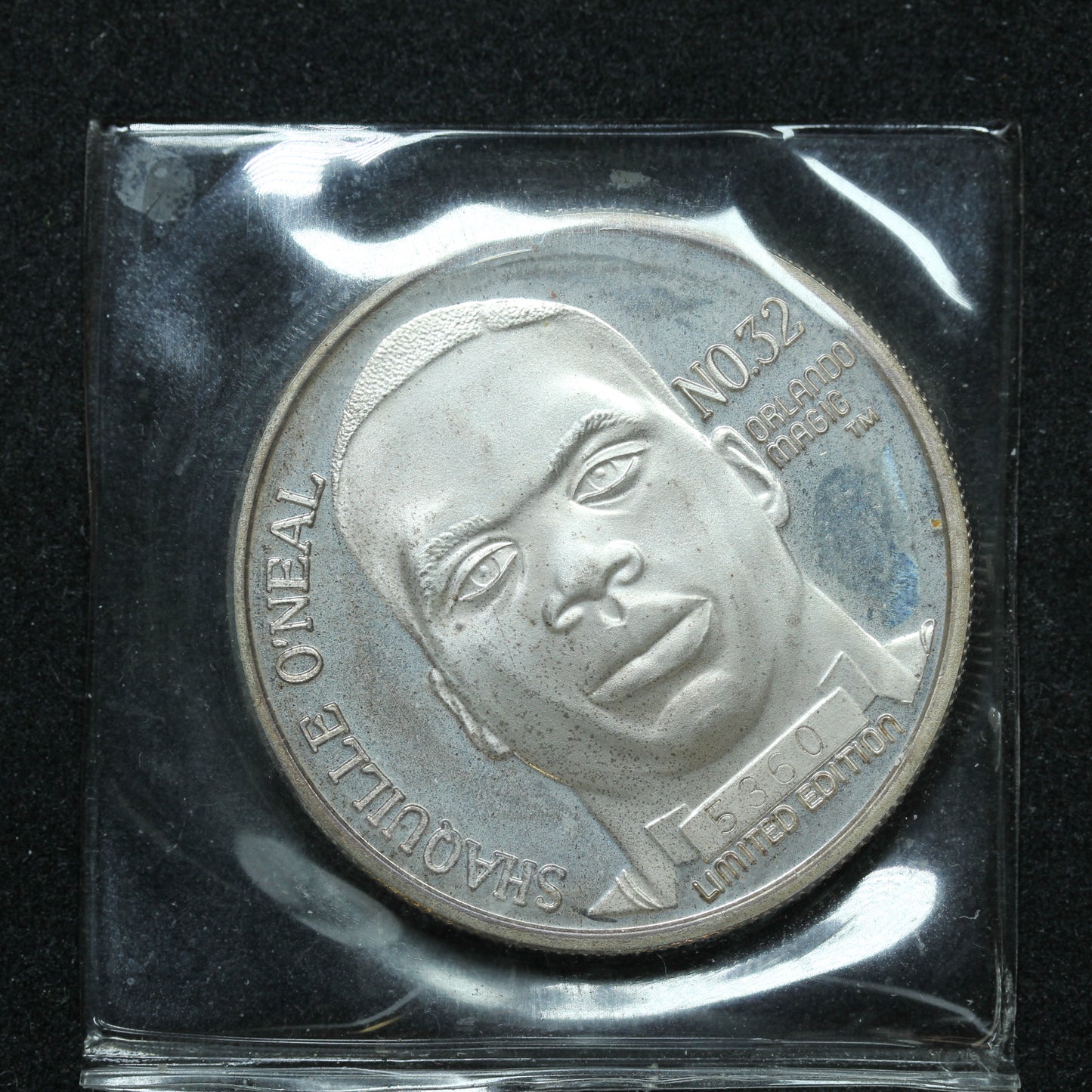 1 oz .999 Fine Silver - 1992 Shaquille O'Neal #32 Number One Draft Pick - SEALED