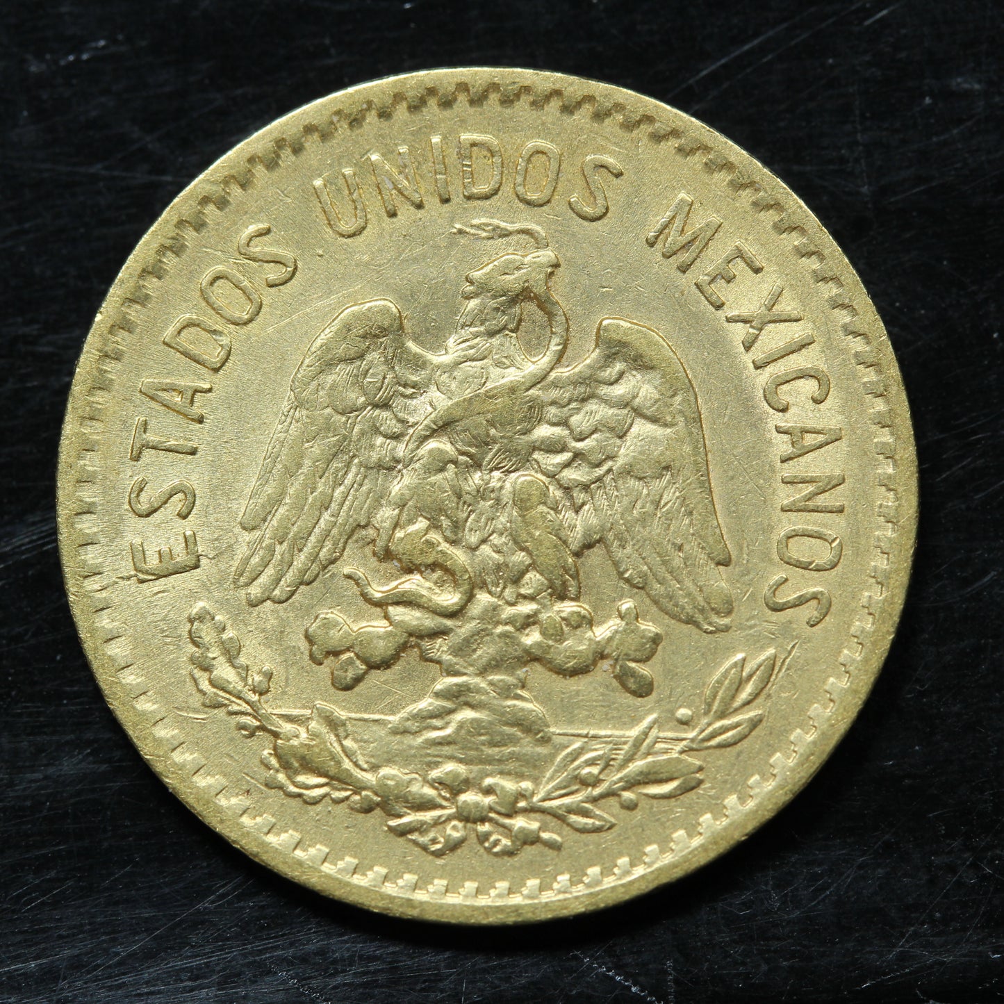 1919 5 Pesos Cinco Pesos Mexico Gold Coin