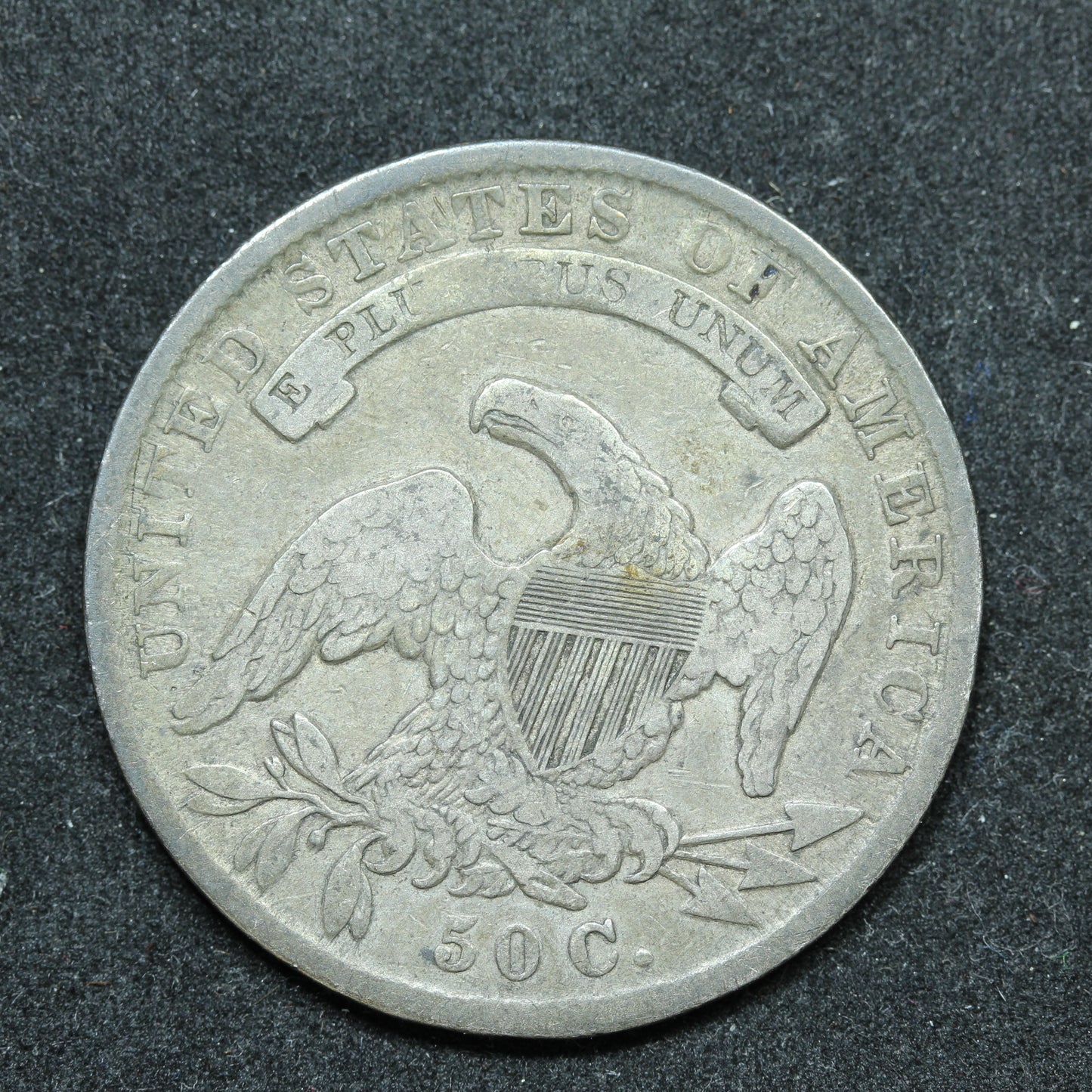 1836 Capped Bust Silver Half Dollar 50c Exact Coin Pictured