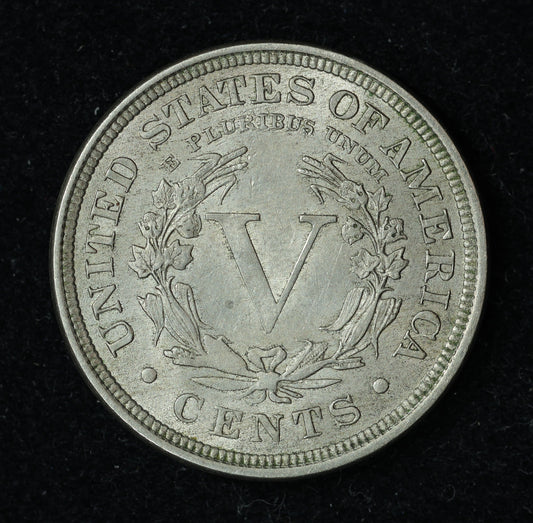 1907 5c Liberty V Nickel Five Cent Coin