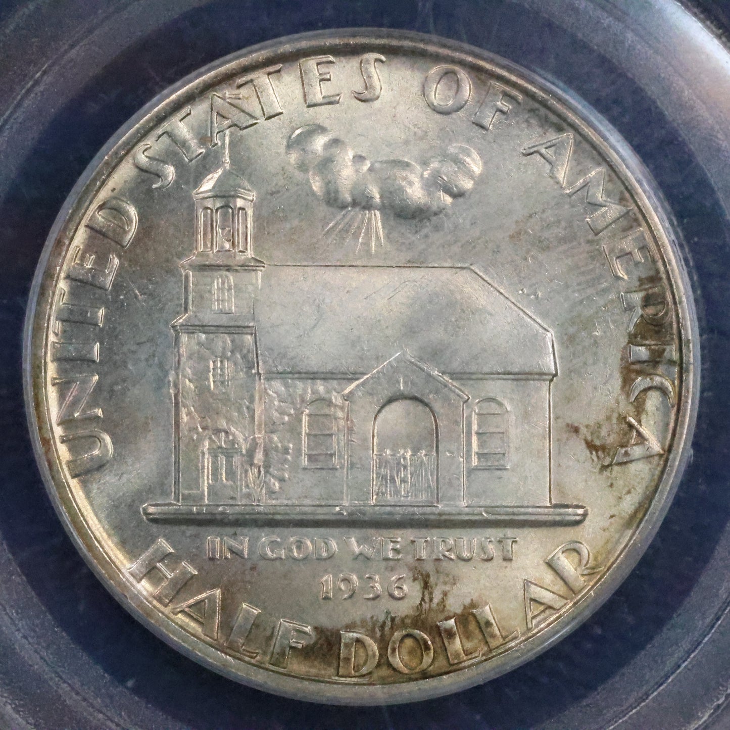 1936 Delaware Tercentenary Half Dollar 50c Commemorative - PCGS MS 64 OGH