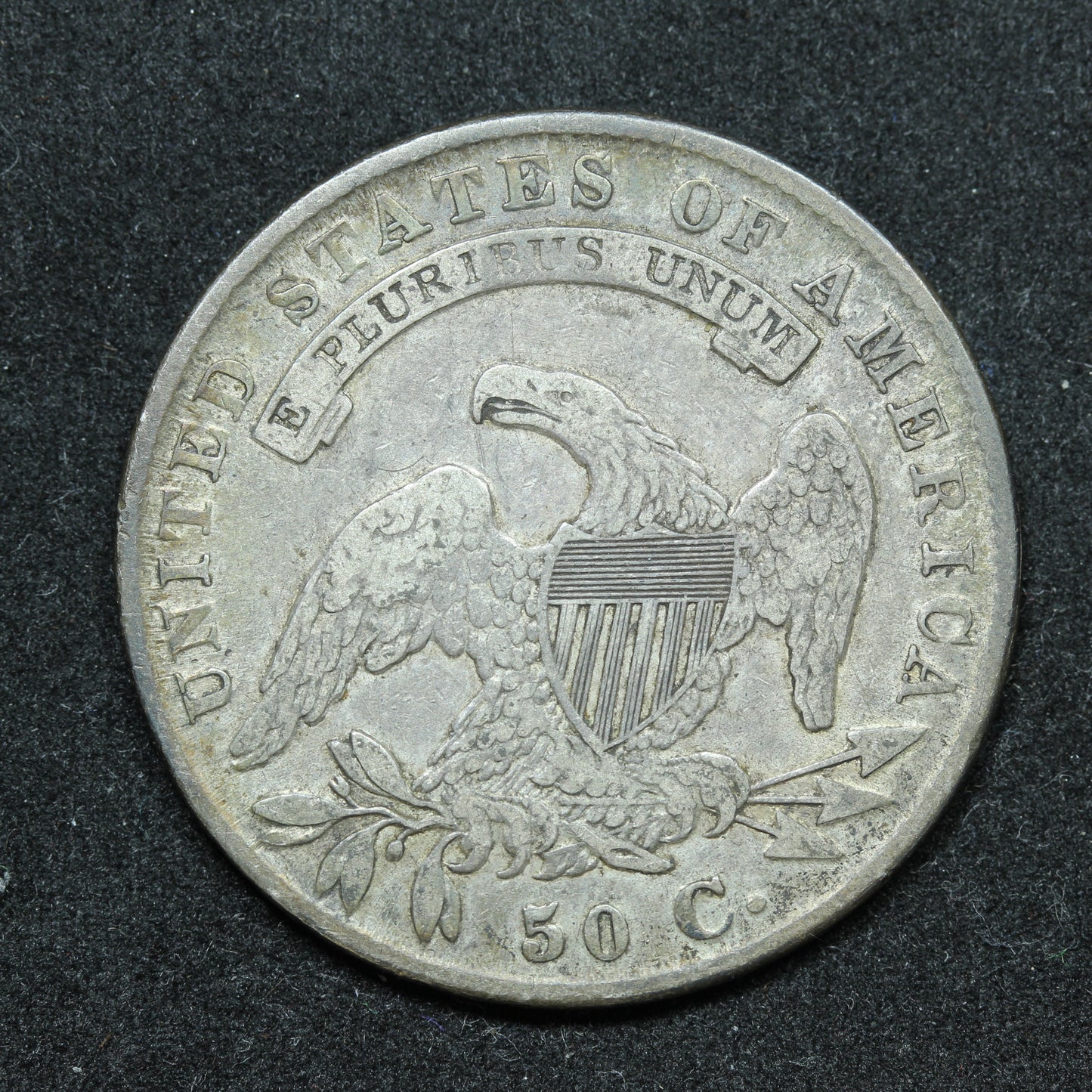 1835 Capped Bust Silver Half Dollar 50c Exact Coin Pictured