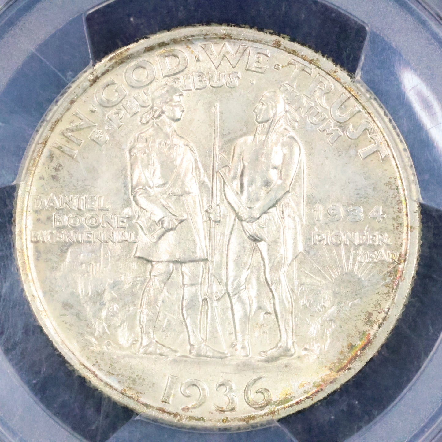 1936 Daniel Boone Bicentennial Half Dollar 50c Commemorative - PCGS MS 65