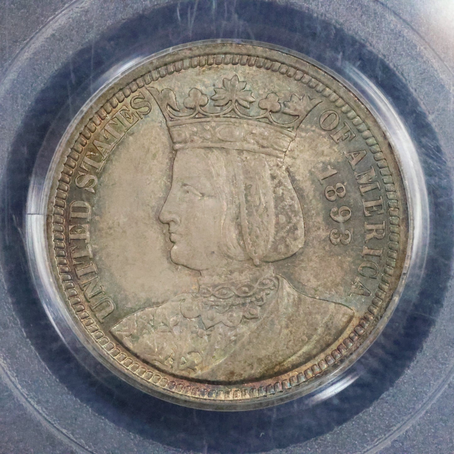 1893 Columbian Exposition Isabella Quarter 25c Commemorative - PCGS MS 64