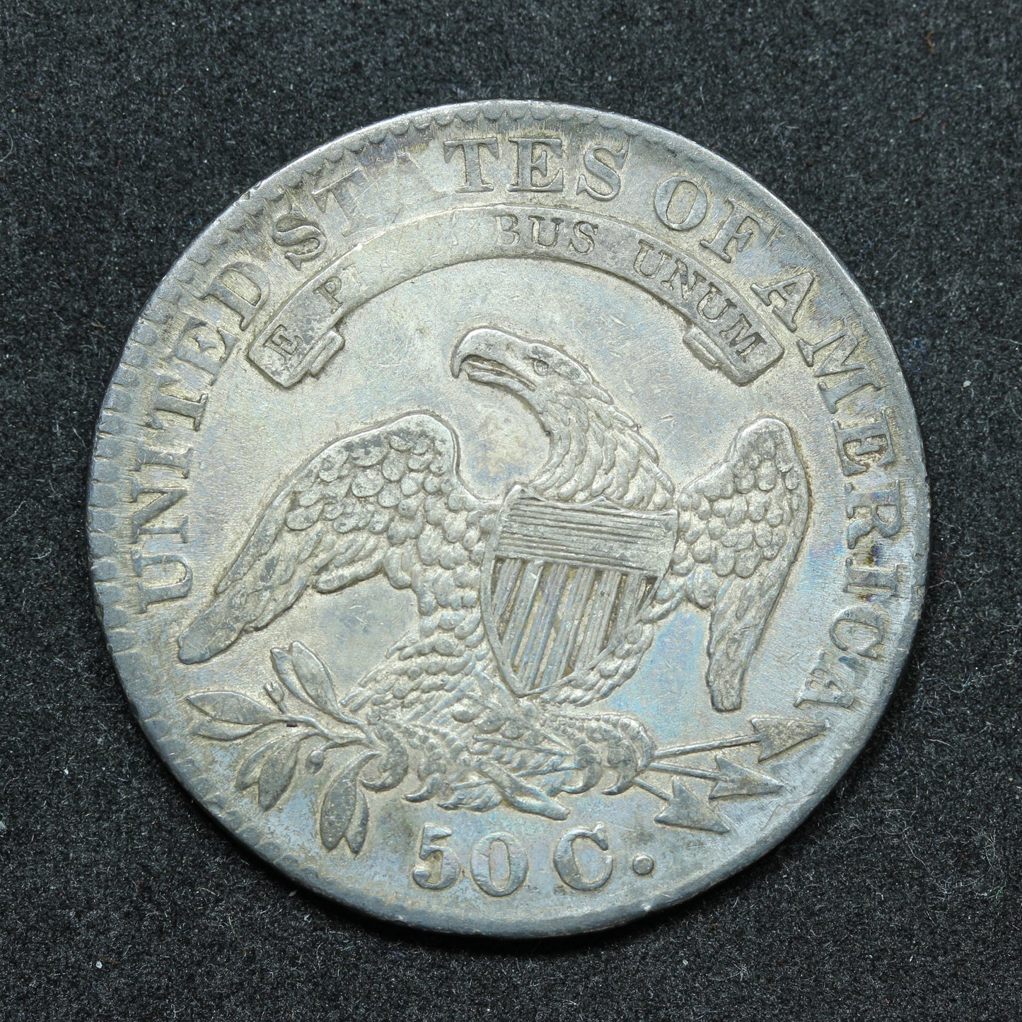 1832 Capped Bust Silver Half Dollar 50c Exact Coin Pictured