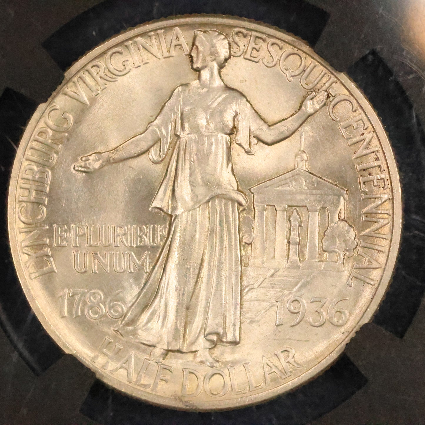 1936 Lynchburg Half Dollar 50c Commemorative - NGCX MS 64 (9.4)