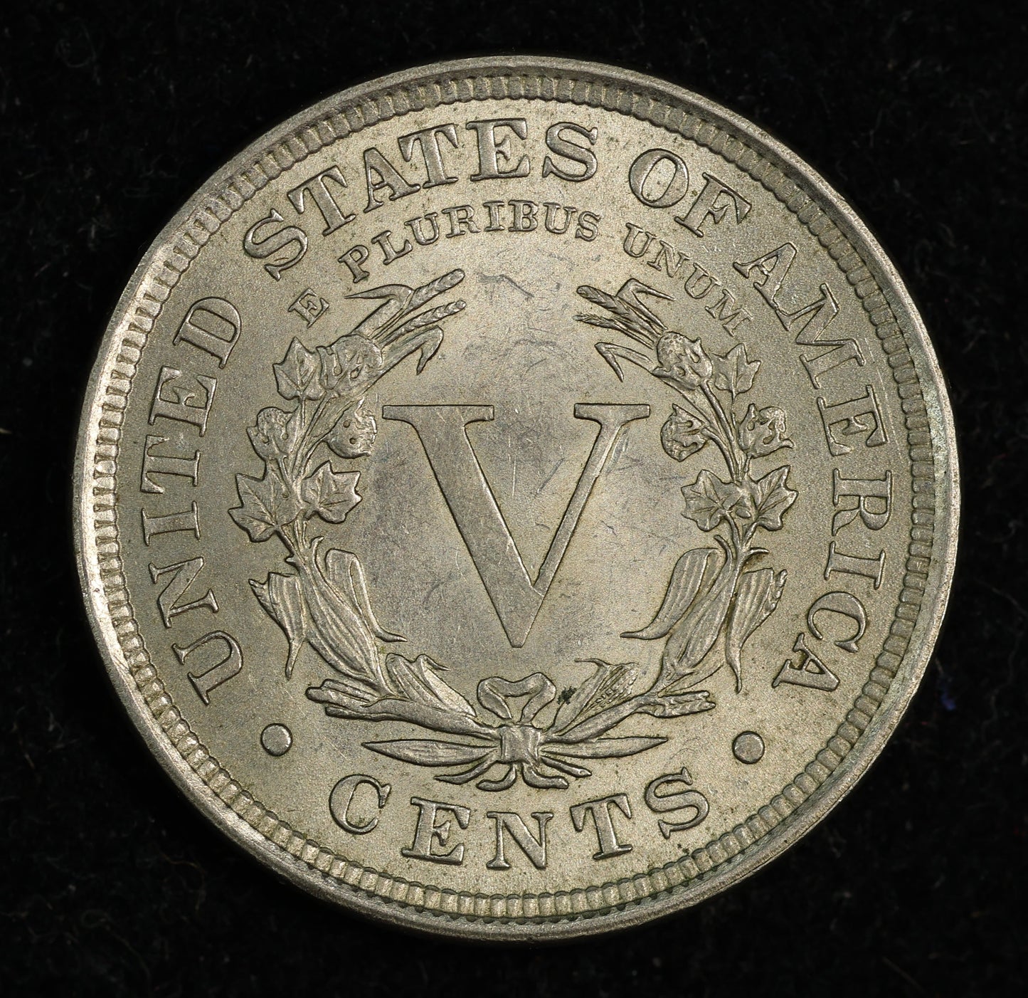 1901 5c Liberty V Nickel Five Cent Coin