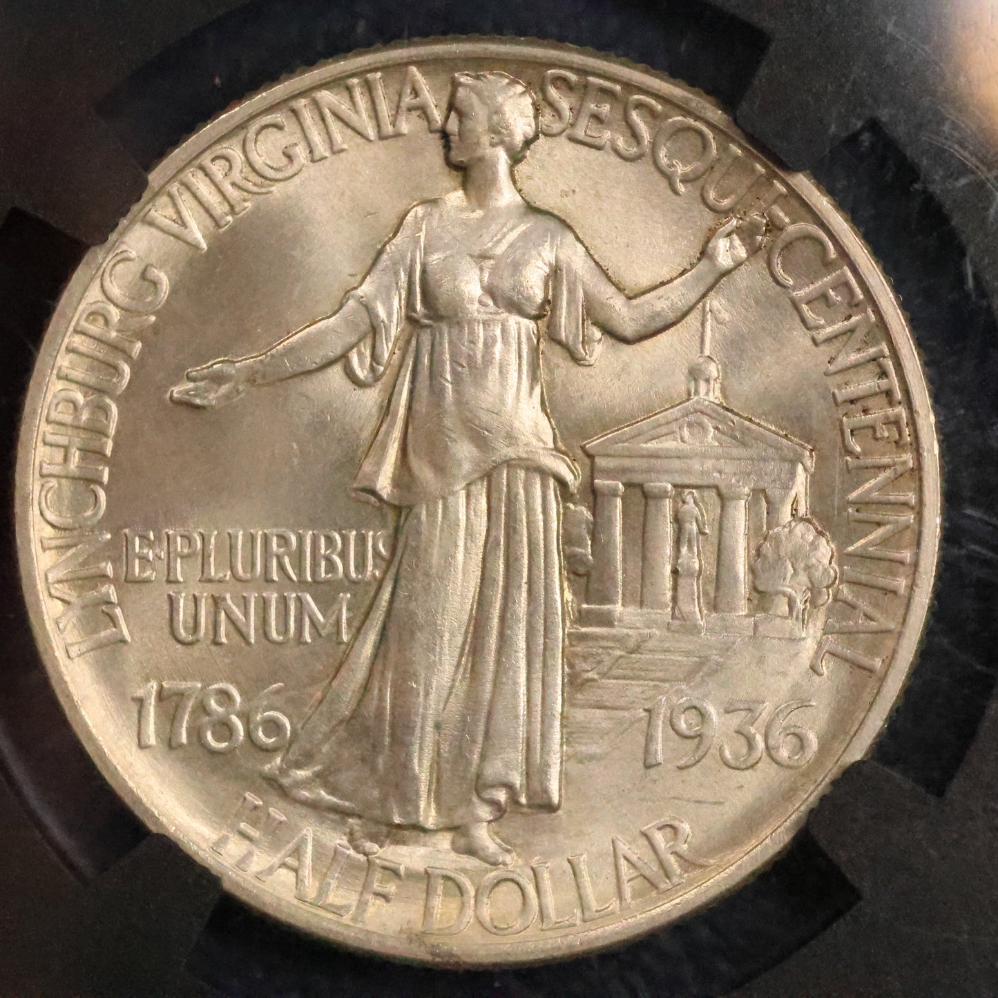 1936 Lynchburg Half Dollar 50c Commemorative - NGCX MS 64 (9.4)