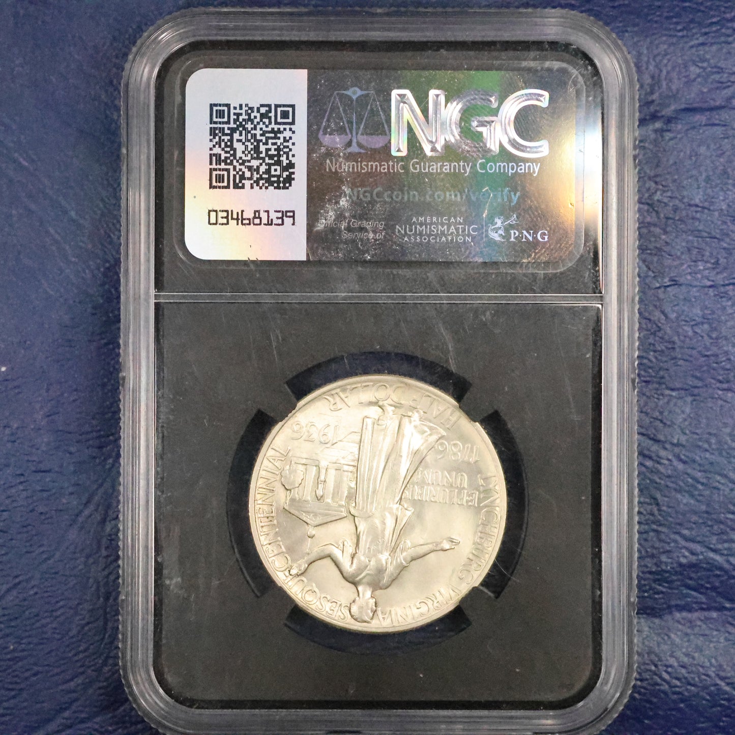 1936 Lynchburg Half Dollar 50c Commemorative - NGCX MS 64 (9.4)