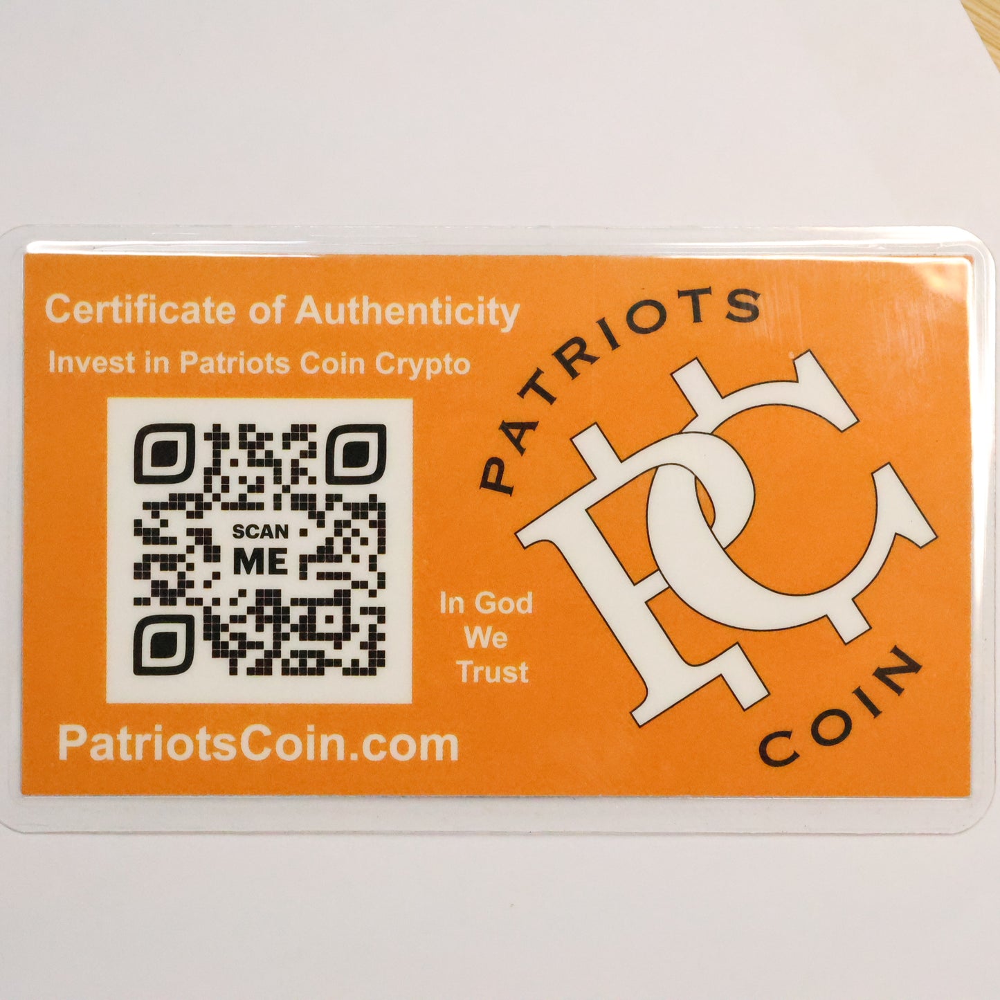 Patriots Coin Silver Bar 15-GRAIN .999 Fine Silver - Sealed/Laminated Card