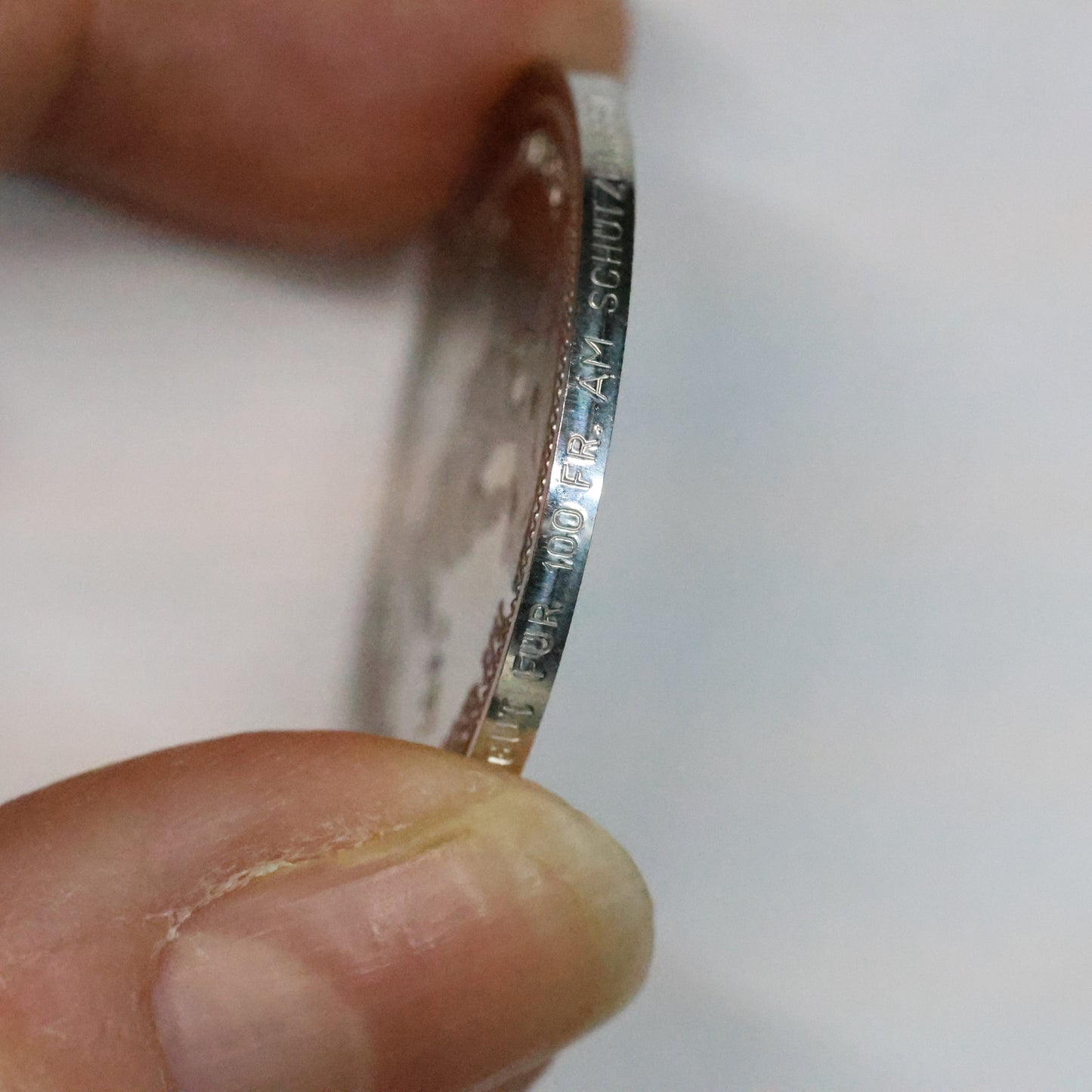 1986 Switzerland 1 oz Platinum Shooting Thaler Proof w/ Capsule