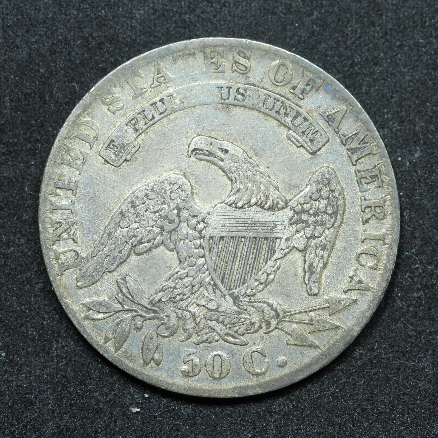 1831 Capped Bust Silver Half Dollar 50c Exact Coin Pictured