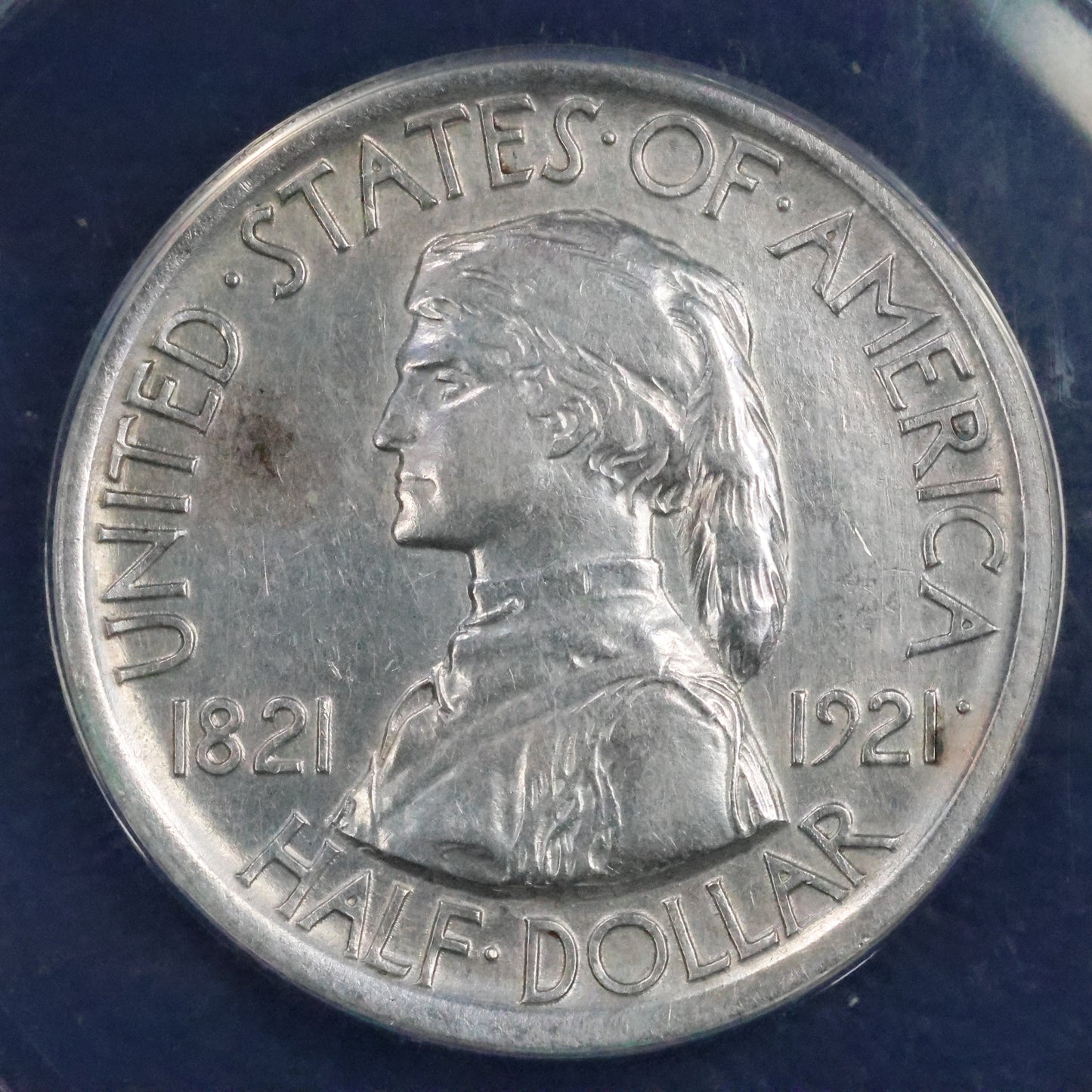 1921 Missouri Centennial Half Dollar 50c Commemorative - ANACS AU 50 Details