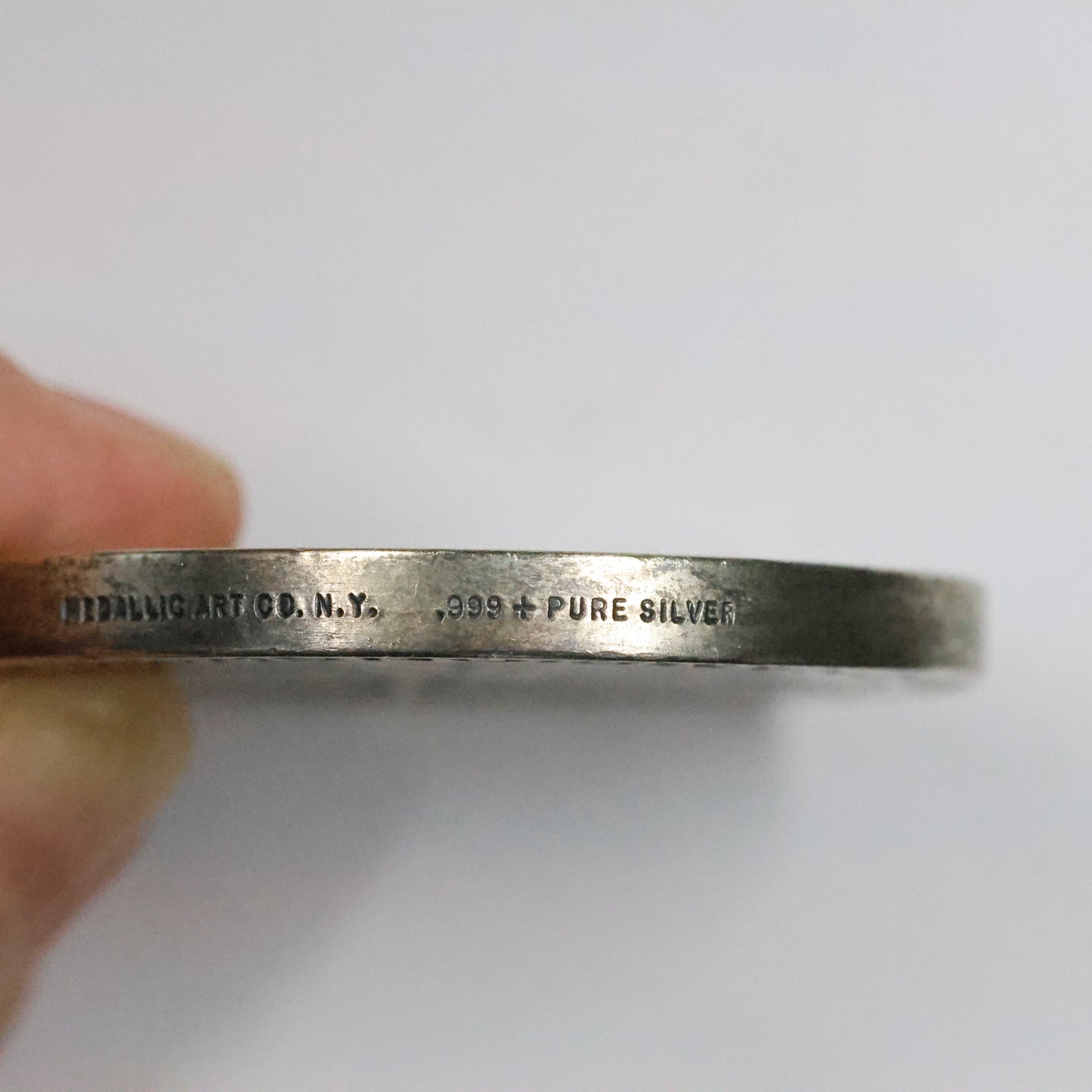 2.68 oz .999 Fine Silver 1975 World Figure Skating The Broadmoor Silver Medal Medallic Art