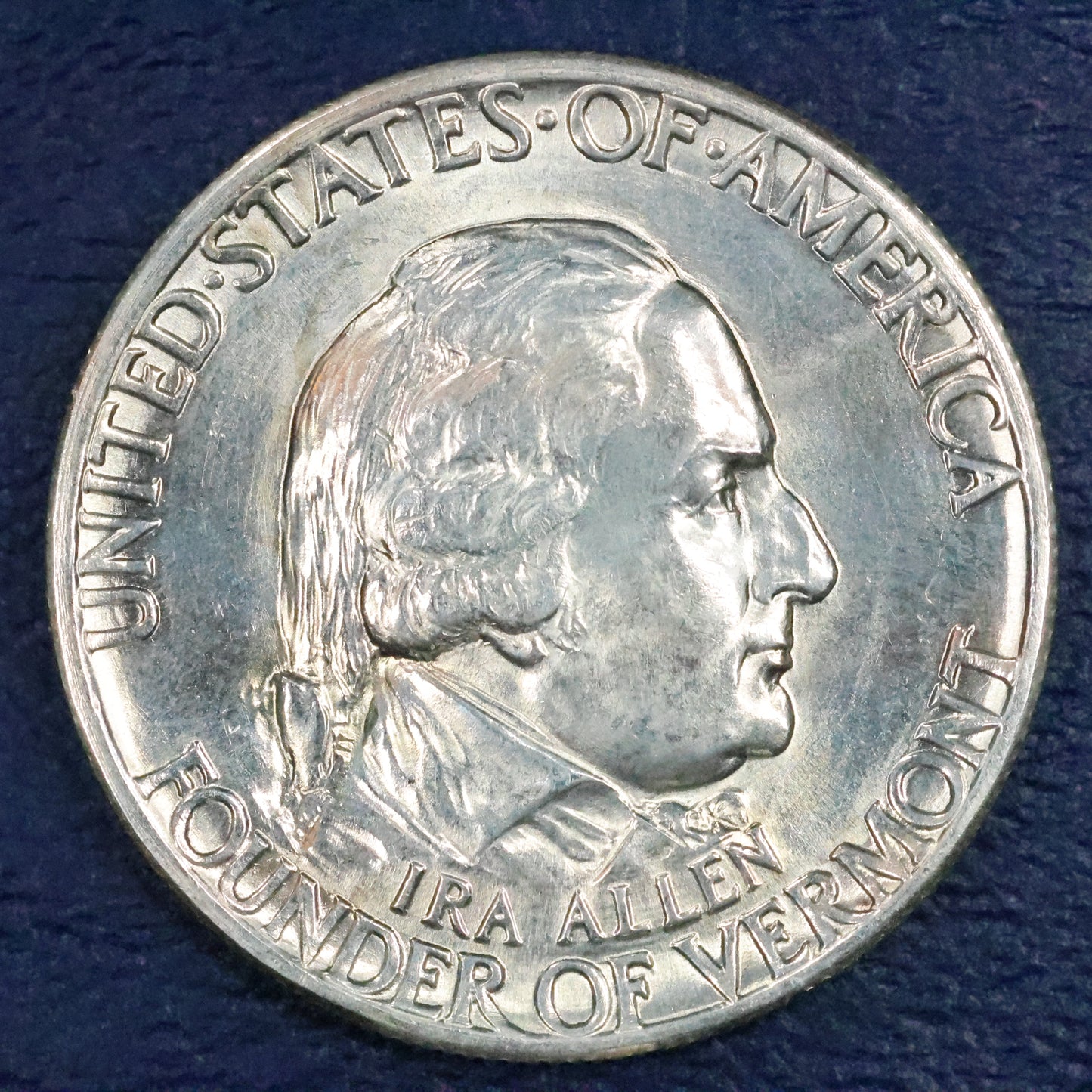 1927 Vermont Sesquicentennial Half Dollar 50c Commemorative