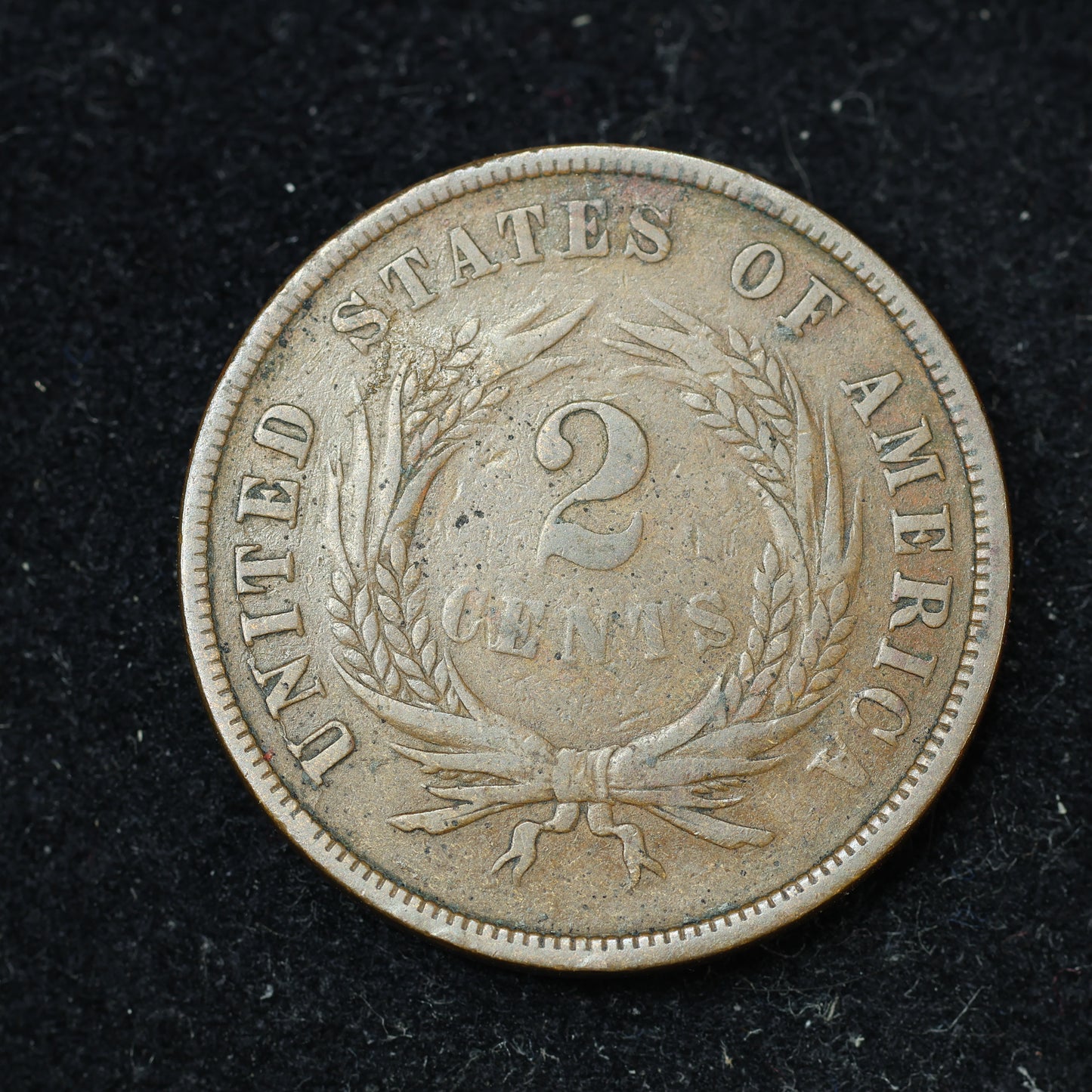 1867 2c Two Cent Piece United States