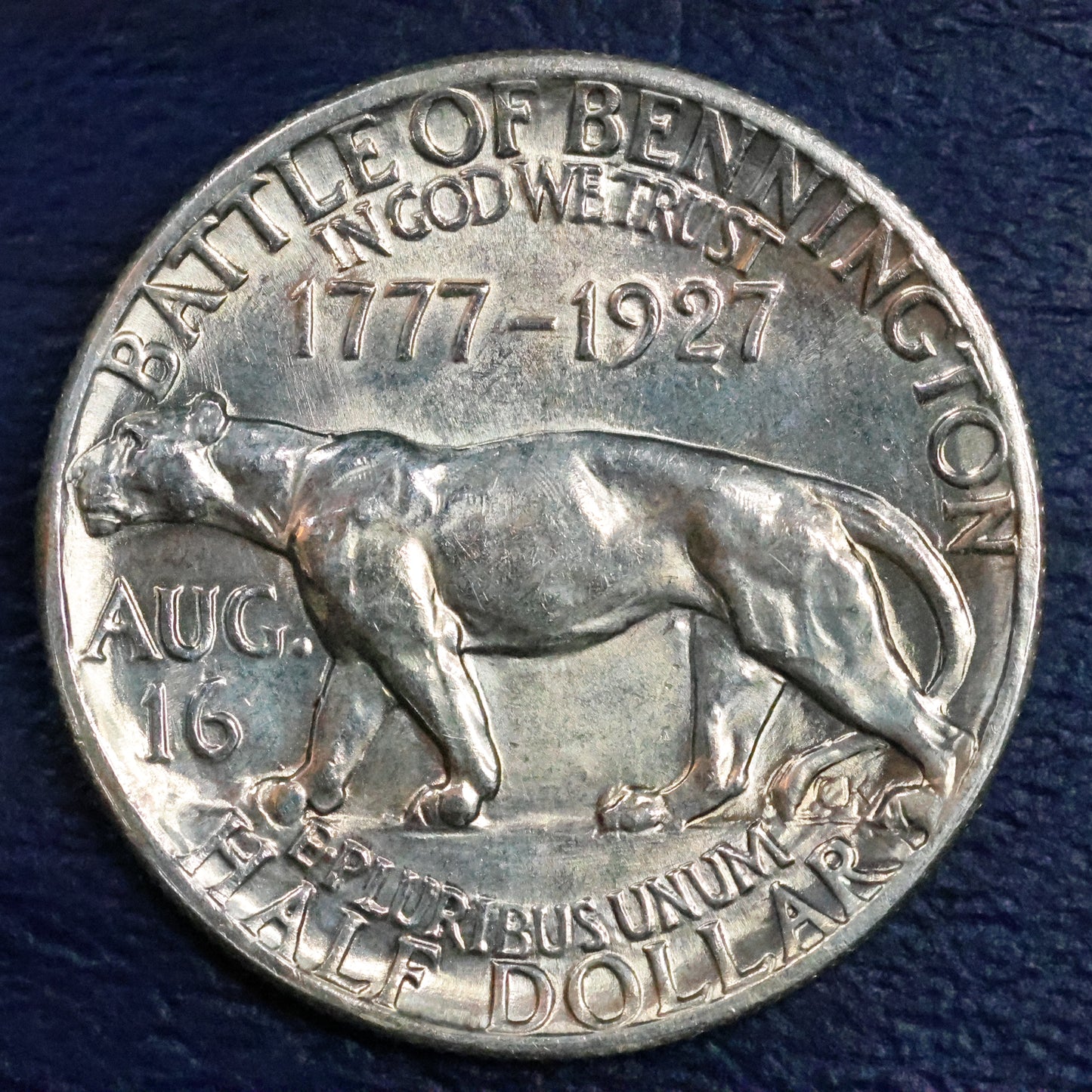 1927 Vermont Sesquicentennial Half Dollar 50c Commemorative