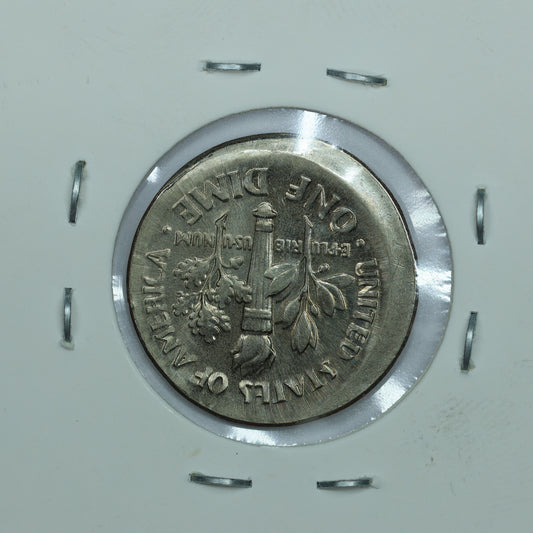 1999 P Philadelphia 10c Roosevelt Dime Offset Off Center Error