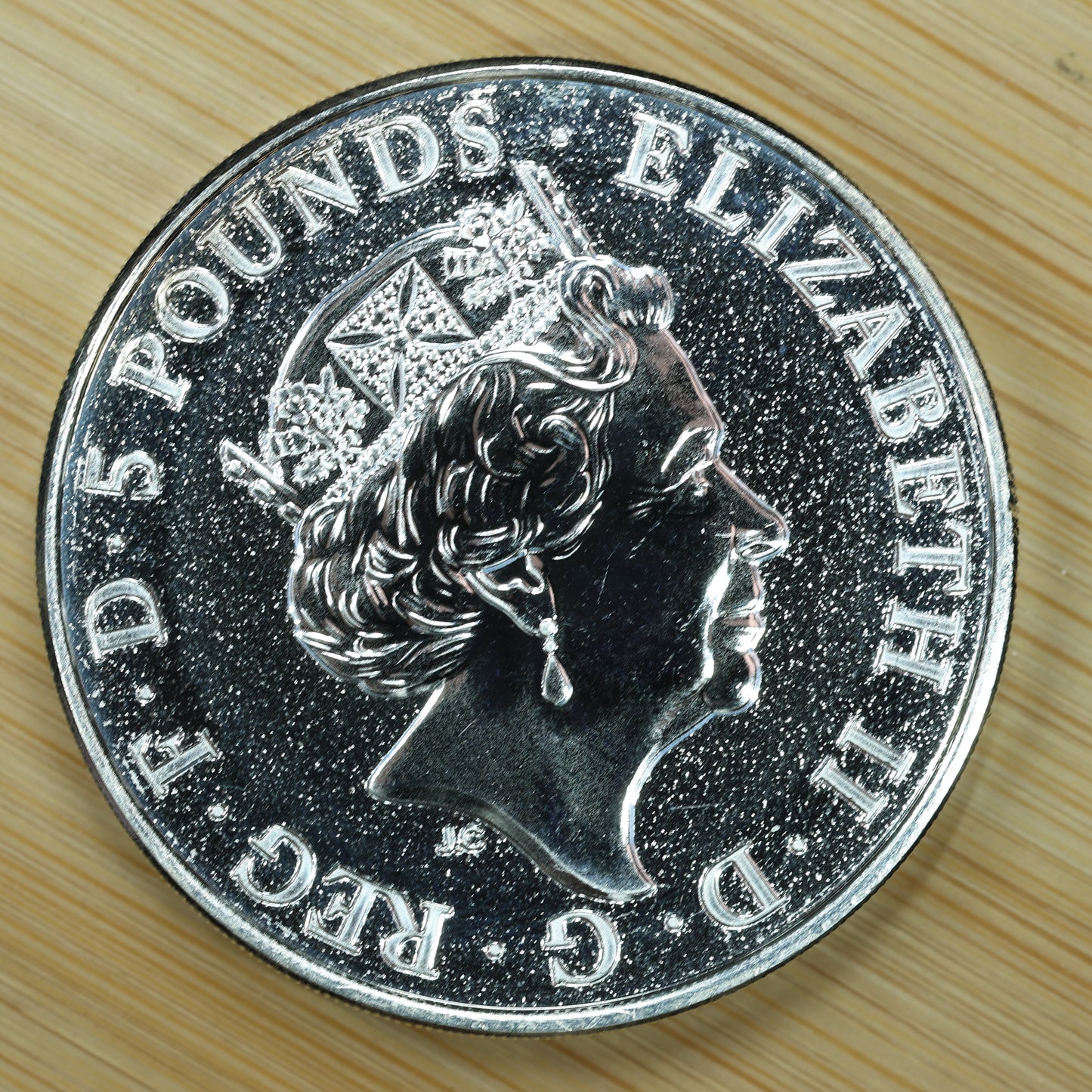 2016 GB 2 oz Silver Queens Beasts Lion of England Exact Coin Pictured