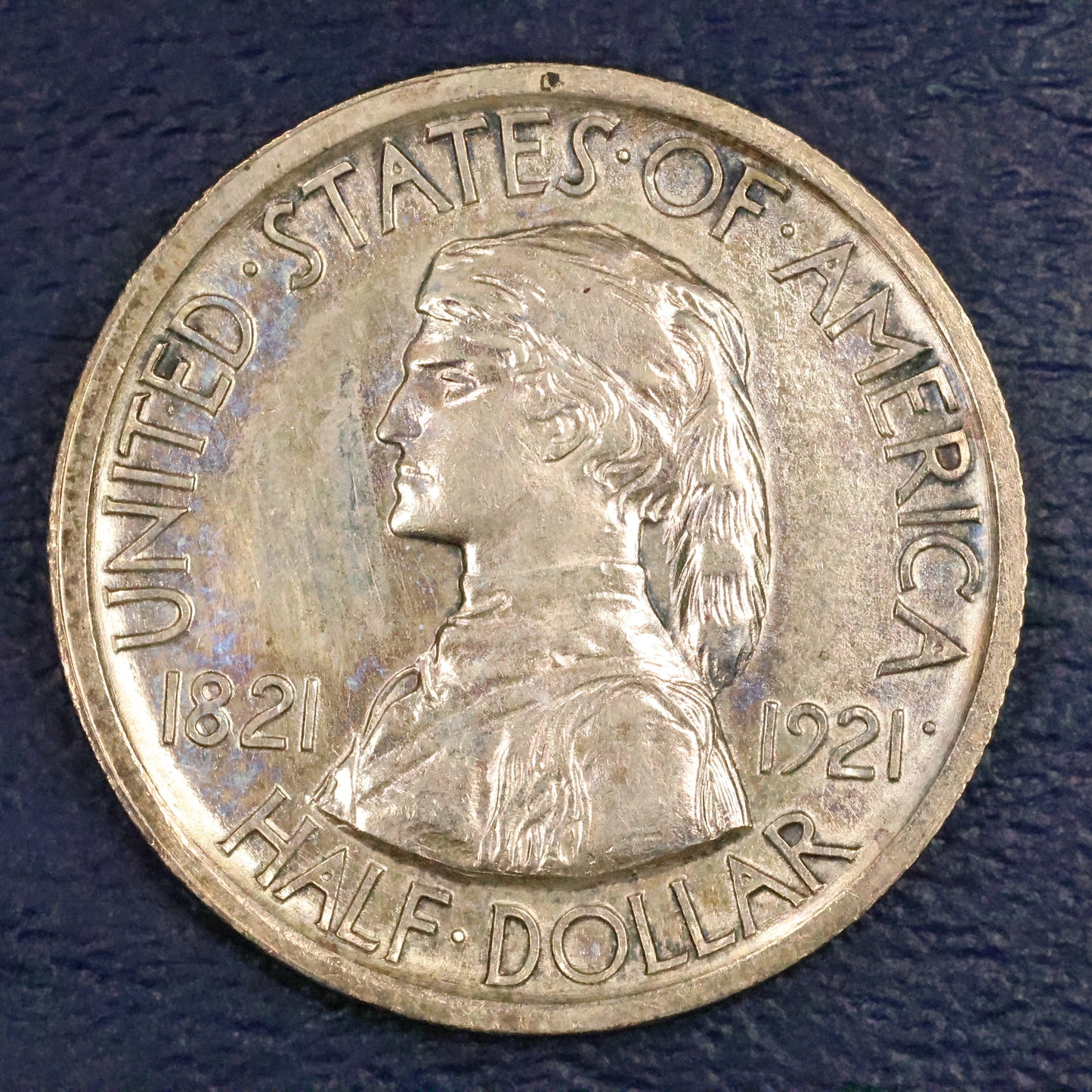 1921 Missouri Centennial Half Dollar 50c Commemorative