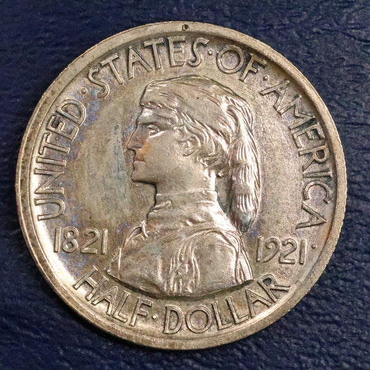 1921 Missouri Centennial Half Dollar 50c Commemorative