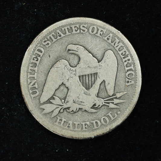 1854 Seated Liberty Silver Half Dollar Arrows