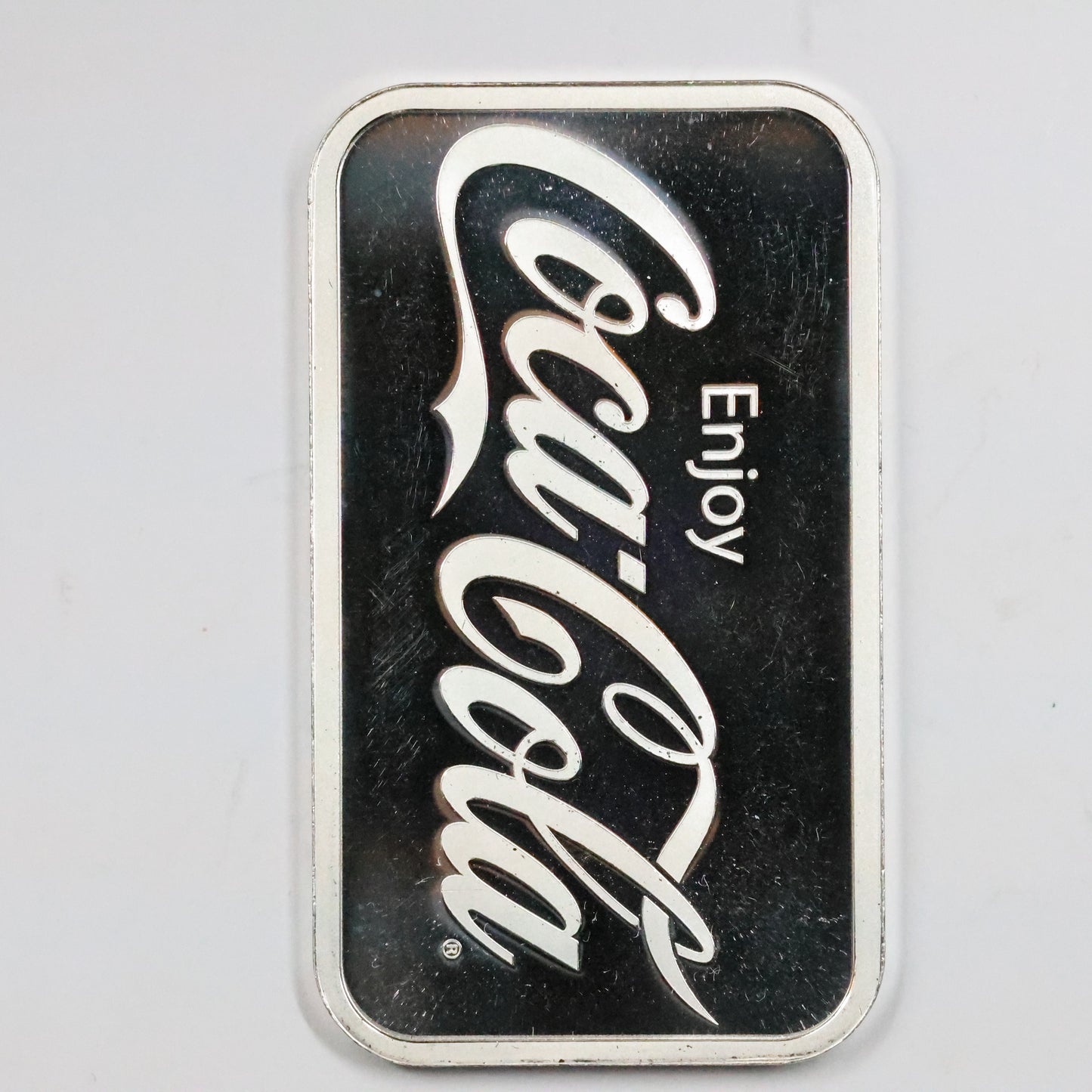 1 oz .999 Fine Silver Coca-Cola® Art Bar I'd Like to Buy the World a Coke