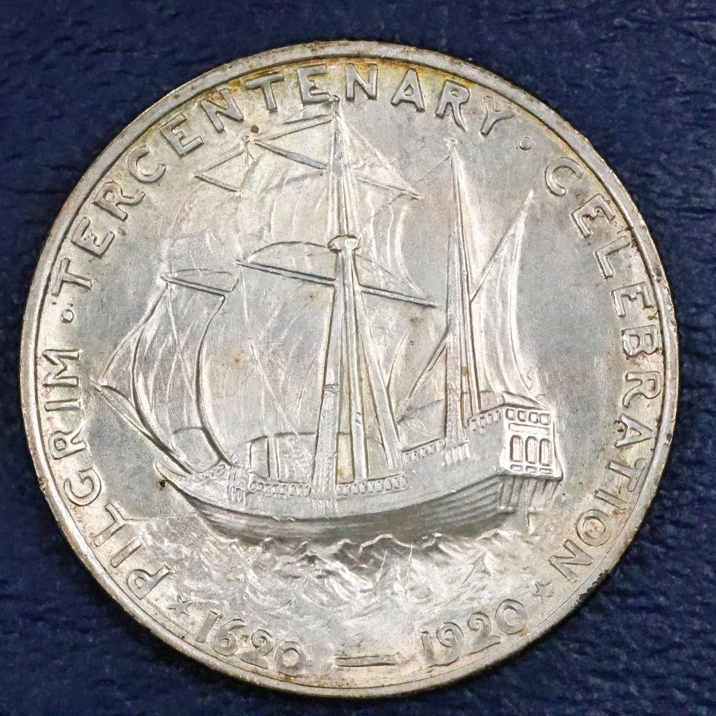 1921 Pilgrim Tercentenary Half Dollar 50c Commemorative