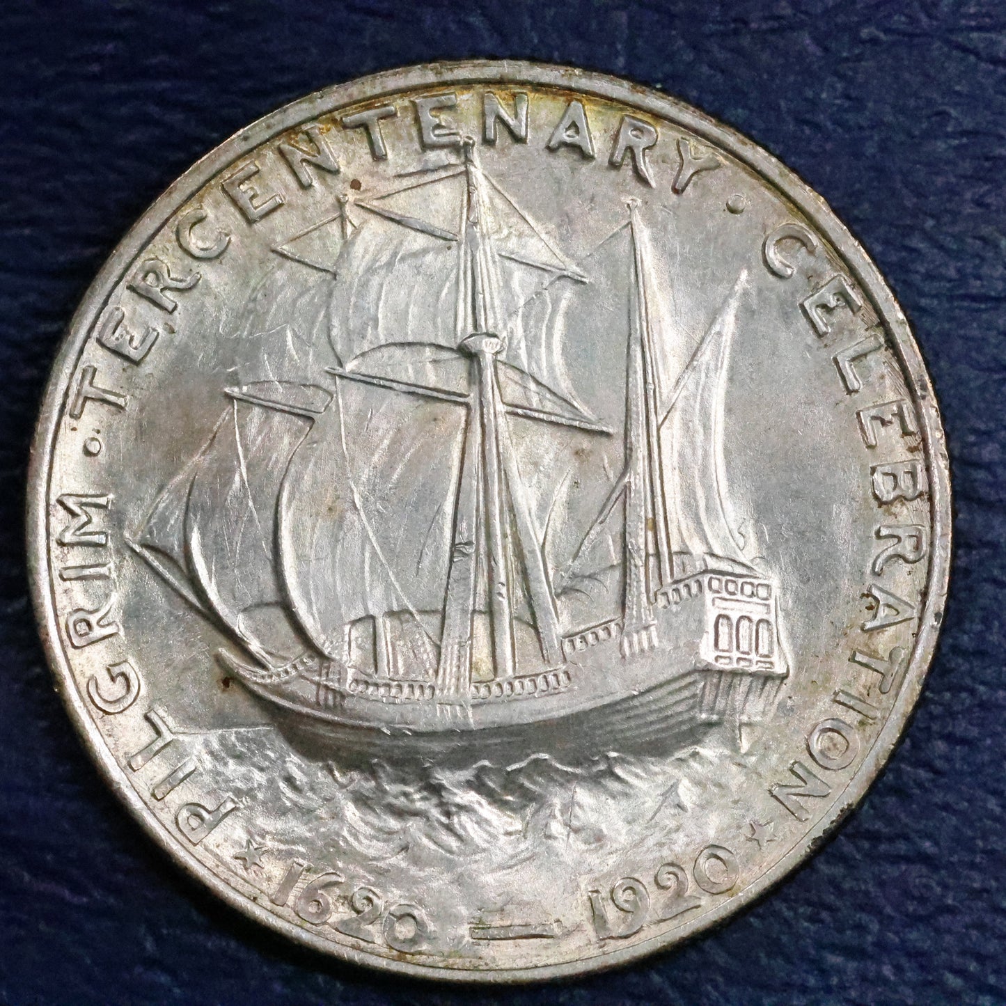 1921 Pilgrim Tercentenary Half Dollar 50c Commemorative