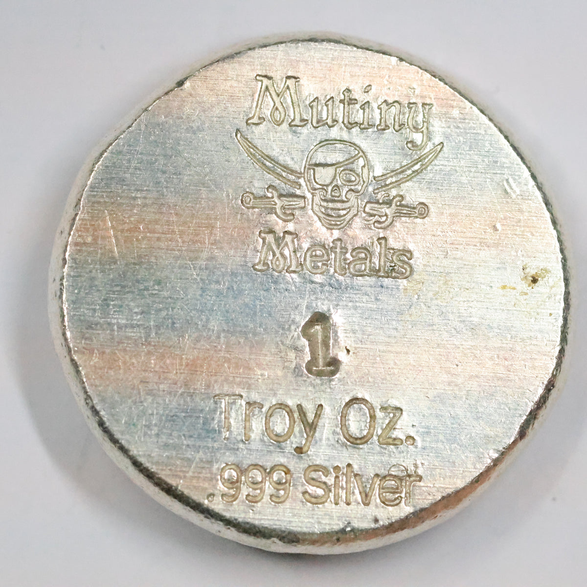1 oz .999 Fine Silver - High Relief Sun Goddess by Mutiny Metals Hand Poured