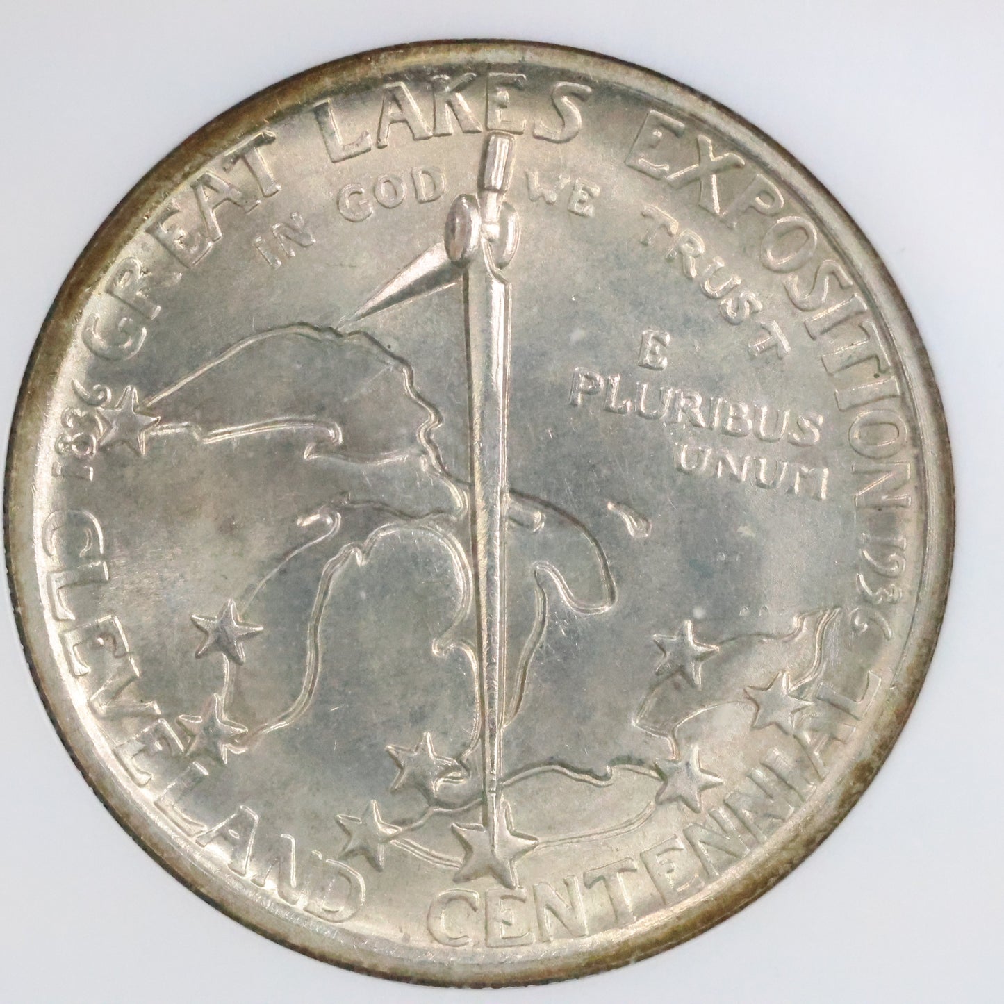 1936 Cleveland Centennial Half Dollar 50c Commemorative - NGC MS 64