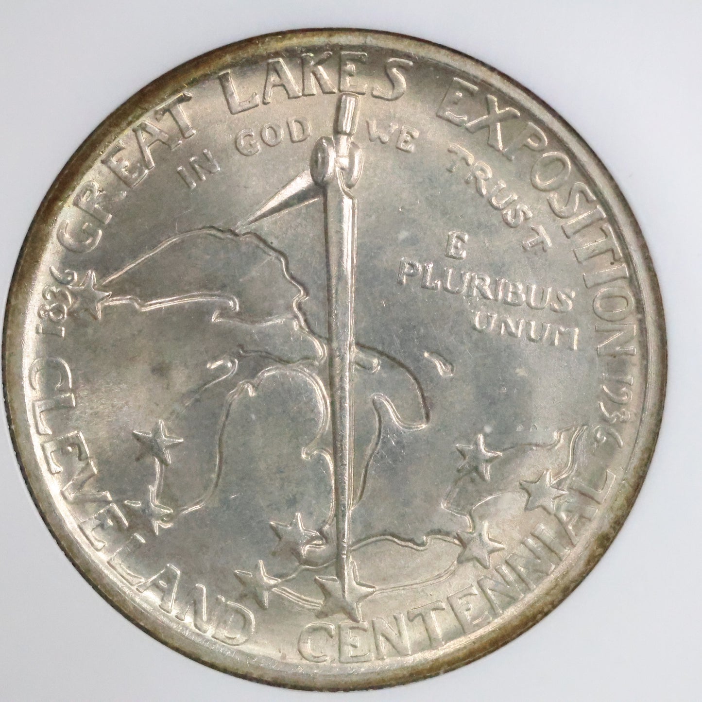 1936 Cleveland Centennial Half Dollar 50c Commemorative - NGC MS 64