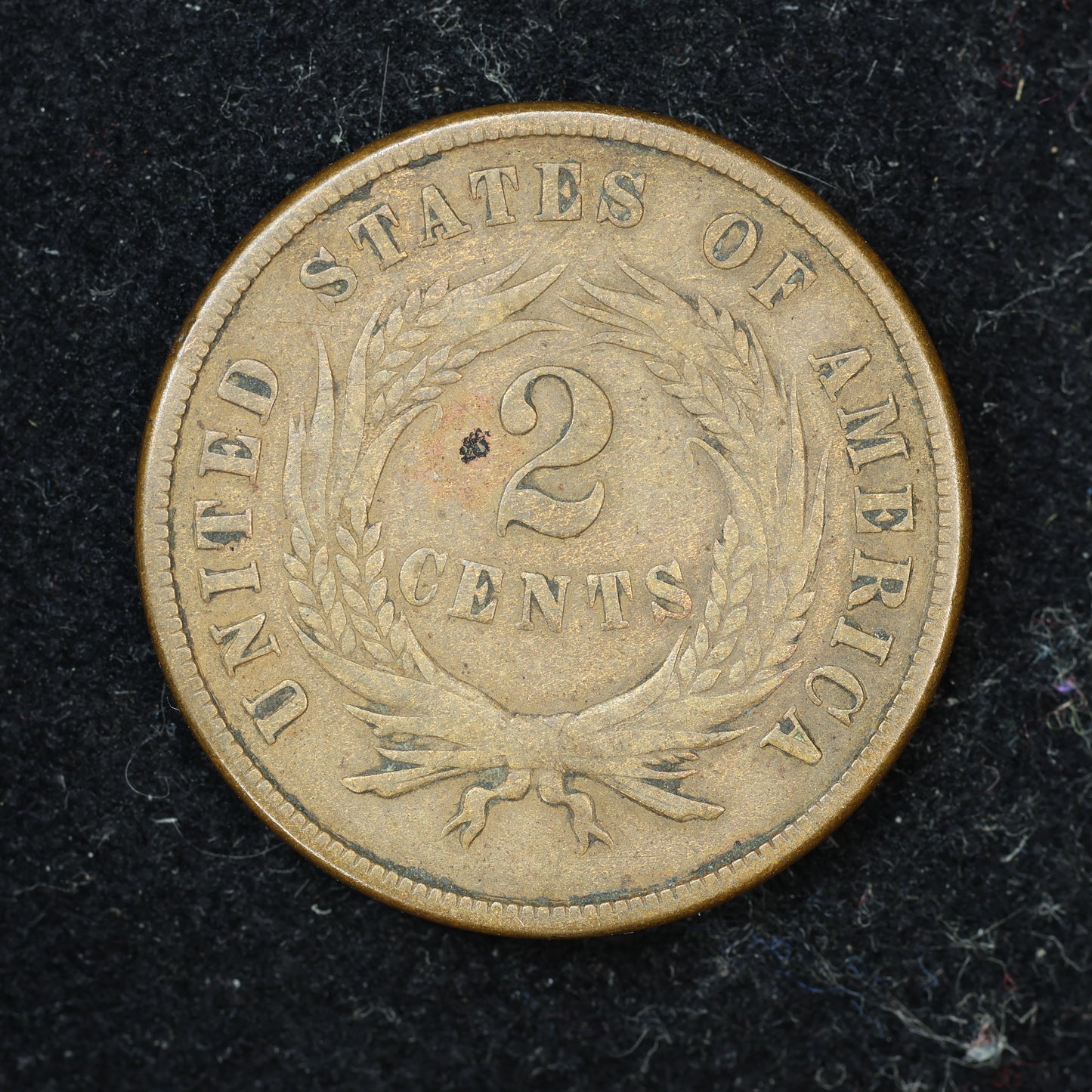 1870 2c Two Cent Piece United States
