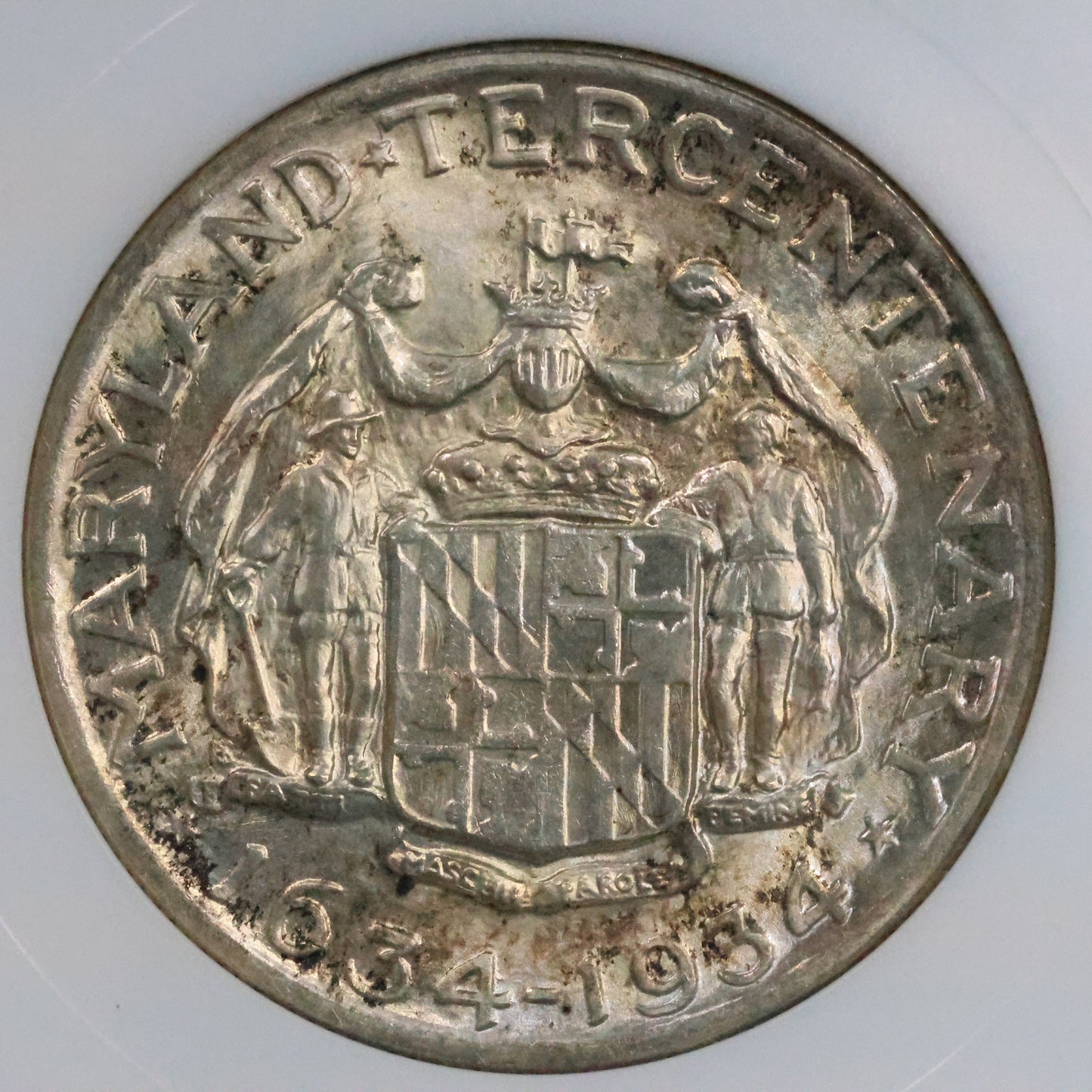 1934 Maryland Tercentenary Half Dollar 50c Commemorative - NGC MS 64