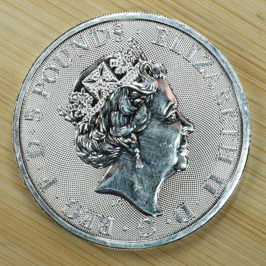 2018 GB 2 oz Silver Queens Beasts Unicorn of Scotland Exact Coin Pictured