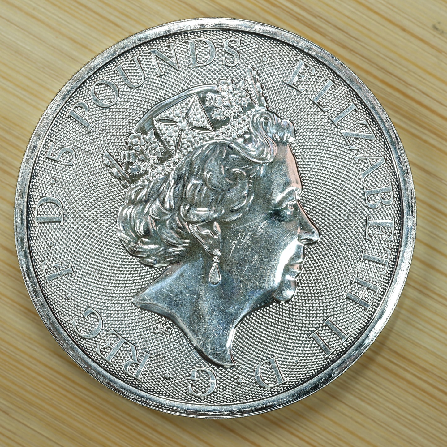2018 GB 2 oz Silver Queens Beasts Unicorn of Scotland Exact Coin Pictured