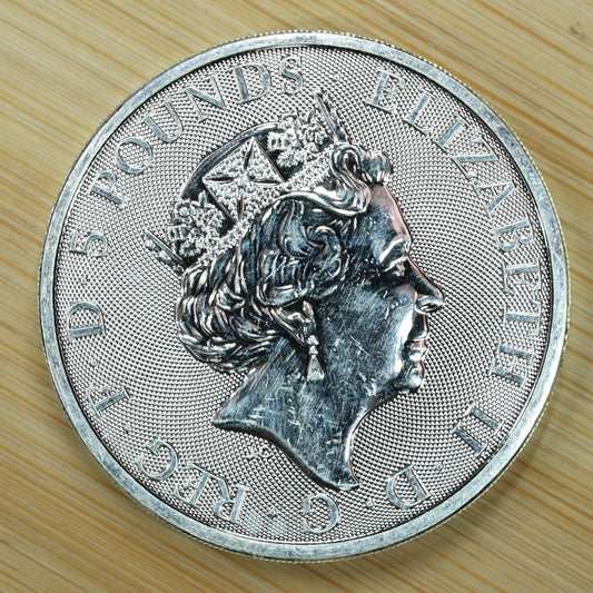 2018 GB 2 oz Silver Queens Beasts Unicorn of Scotland Exact Coin Pictured
