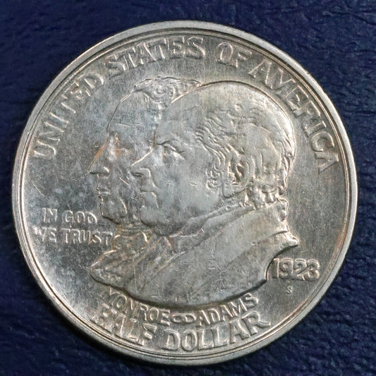 1923 S Monroe Doctrine Centennial Half Dollar 50c Commemorative