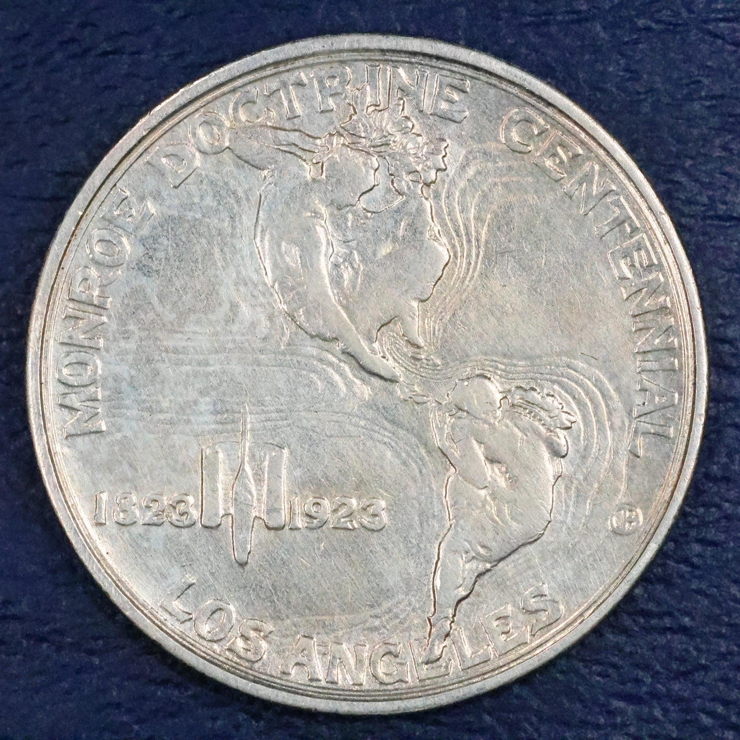 1923 S Monroe Doctrine Centennial Half Dollar 50c Commemorative