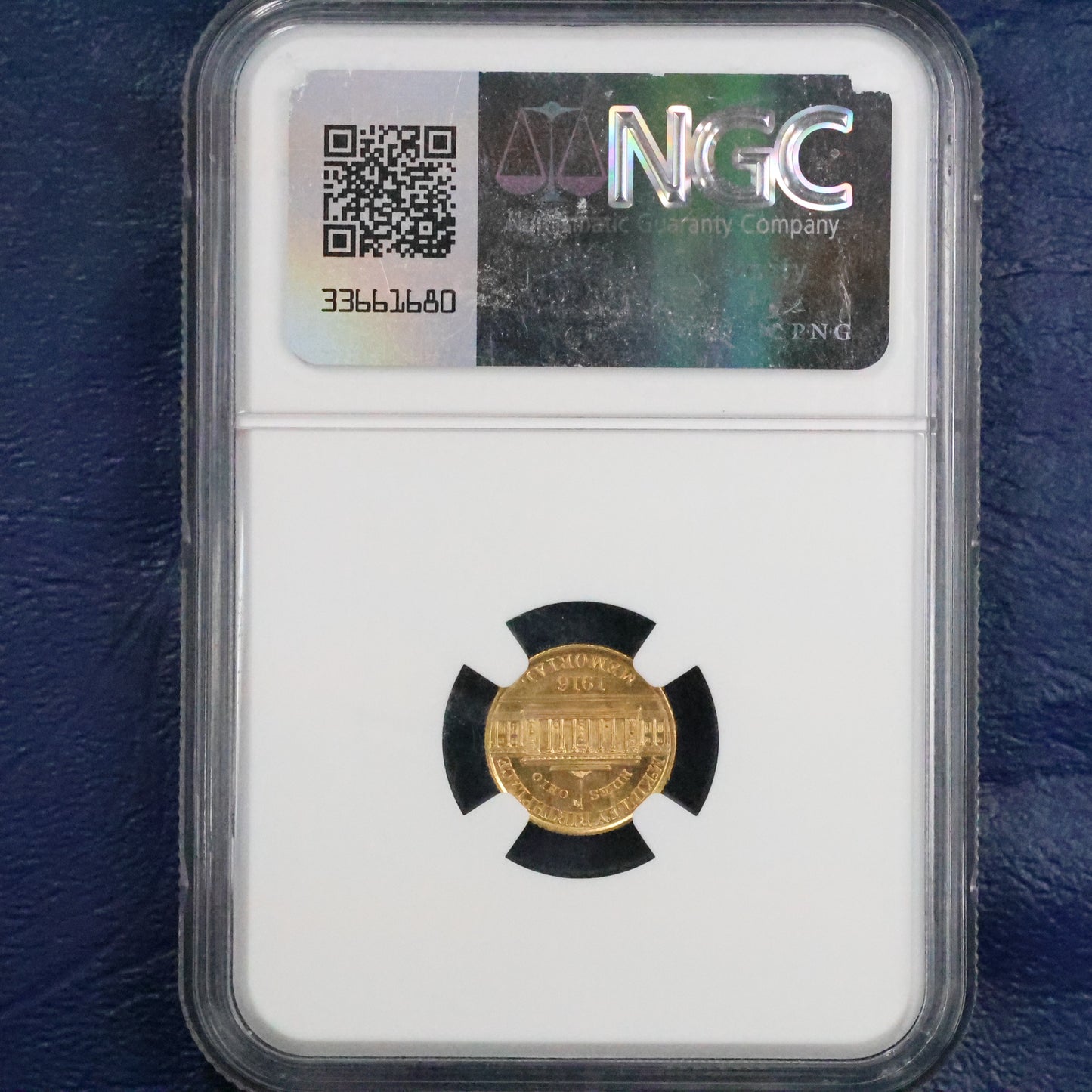 1916 G1$ McKinley Commemorative Gold 1$ - NGC MS64