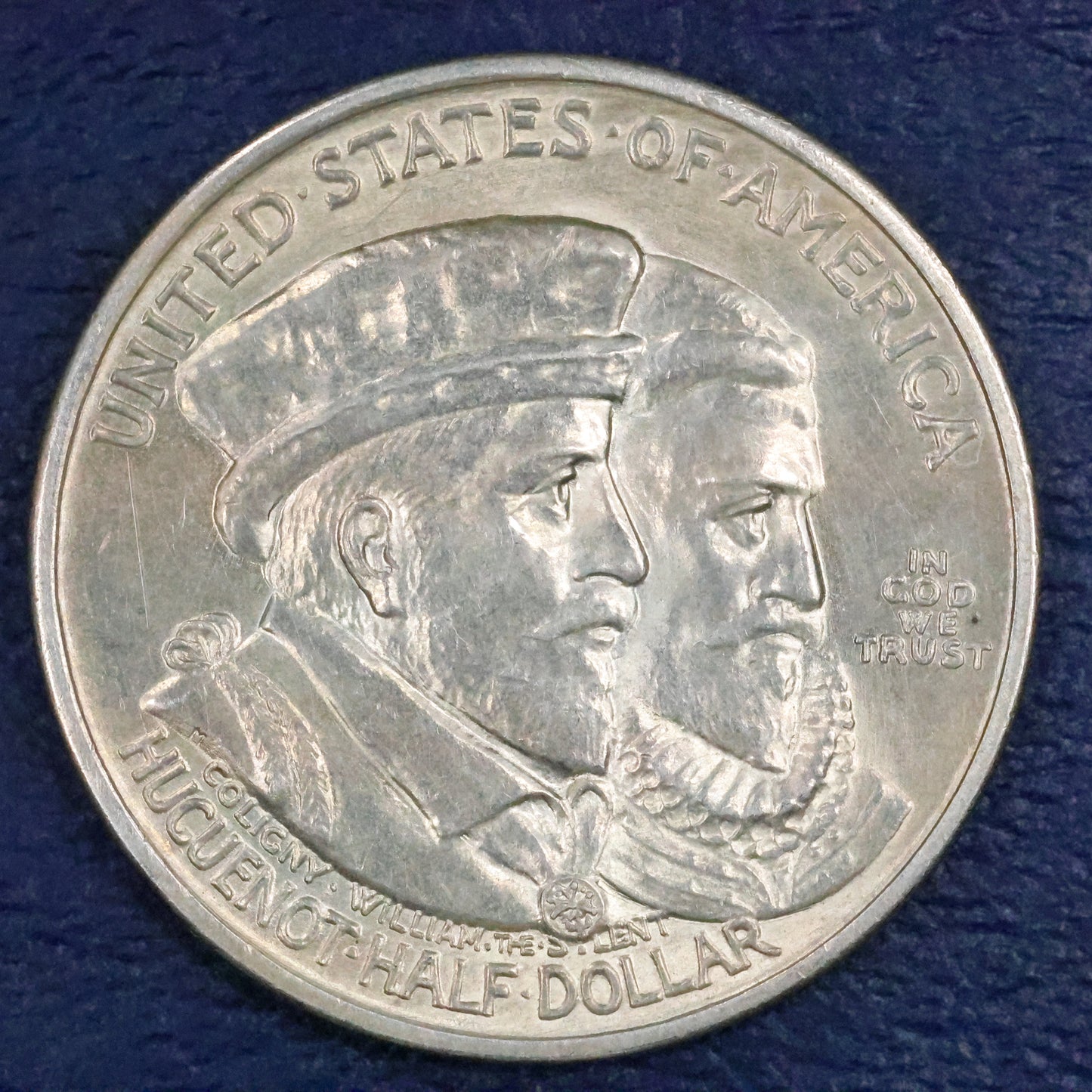1924 Huguenot-Walloon Half Dollar 50c Commemorative