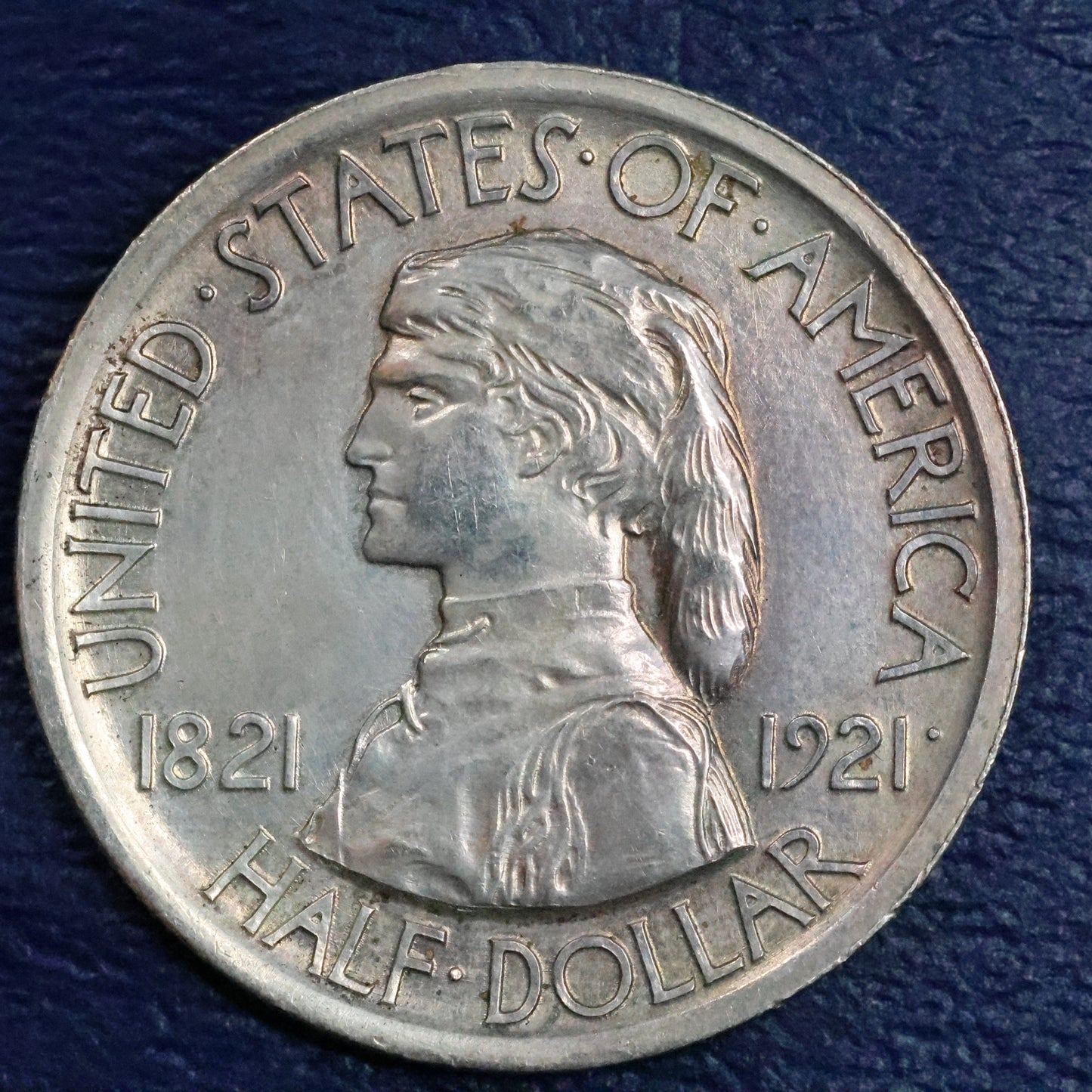 1921 Missouri Centennial Half Dollar 50c Commemorative